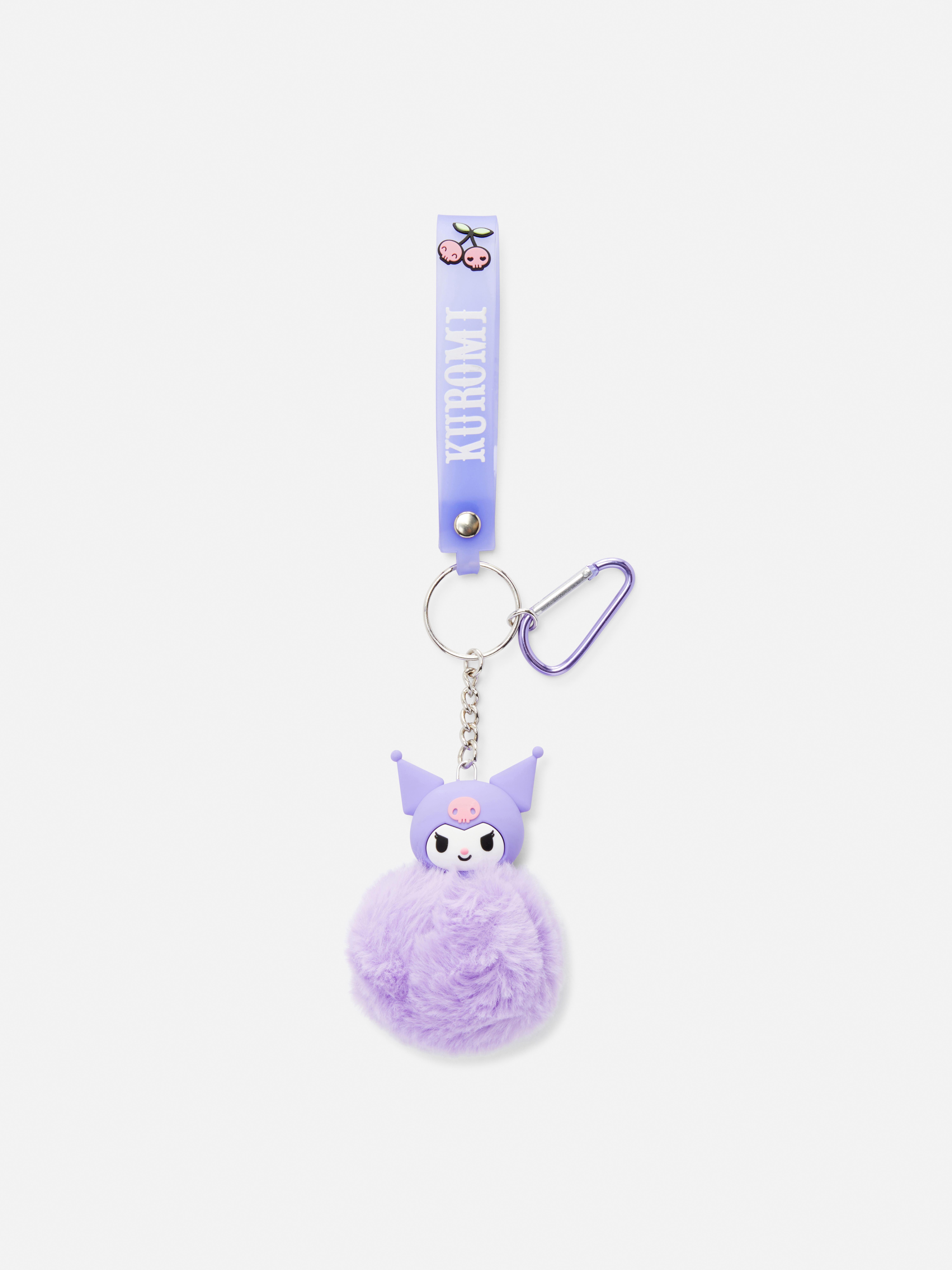 Pendente mala felpudo Hello Kitty Lilás