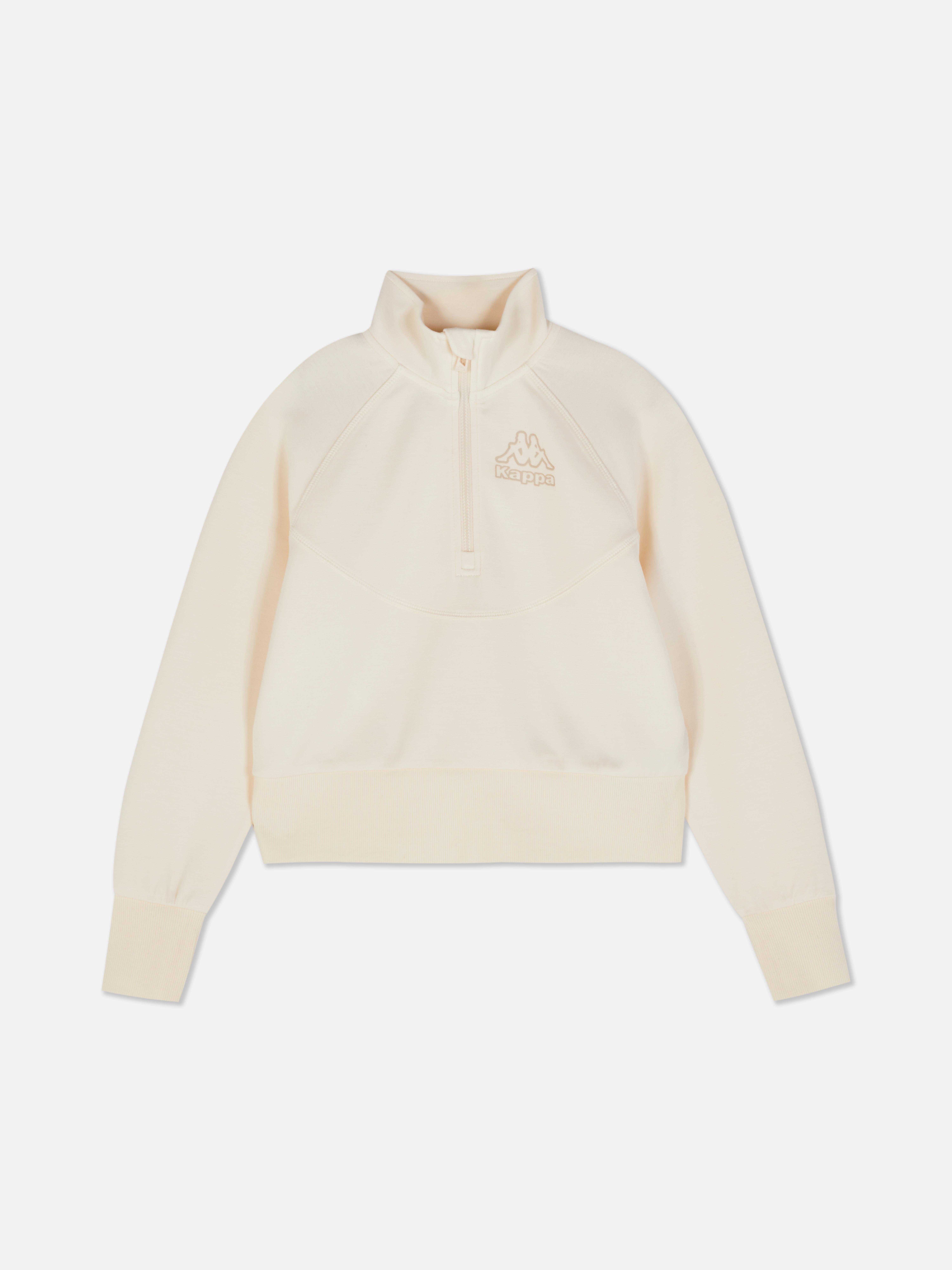 Ivory Kappa x Primark Half-Zip Sweatshirt | Primark