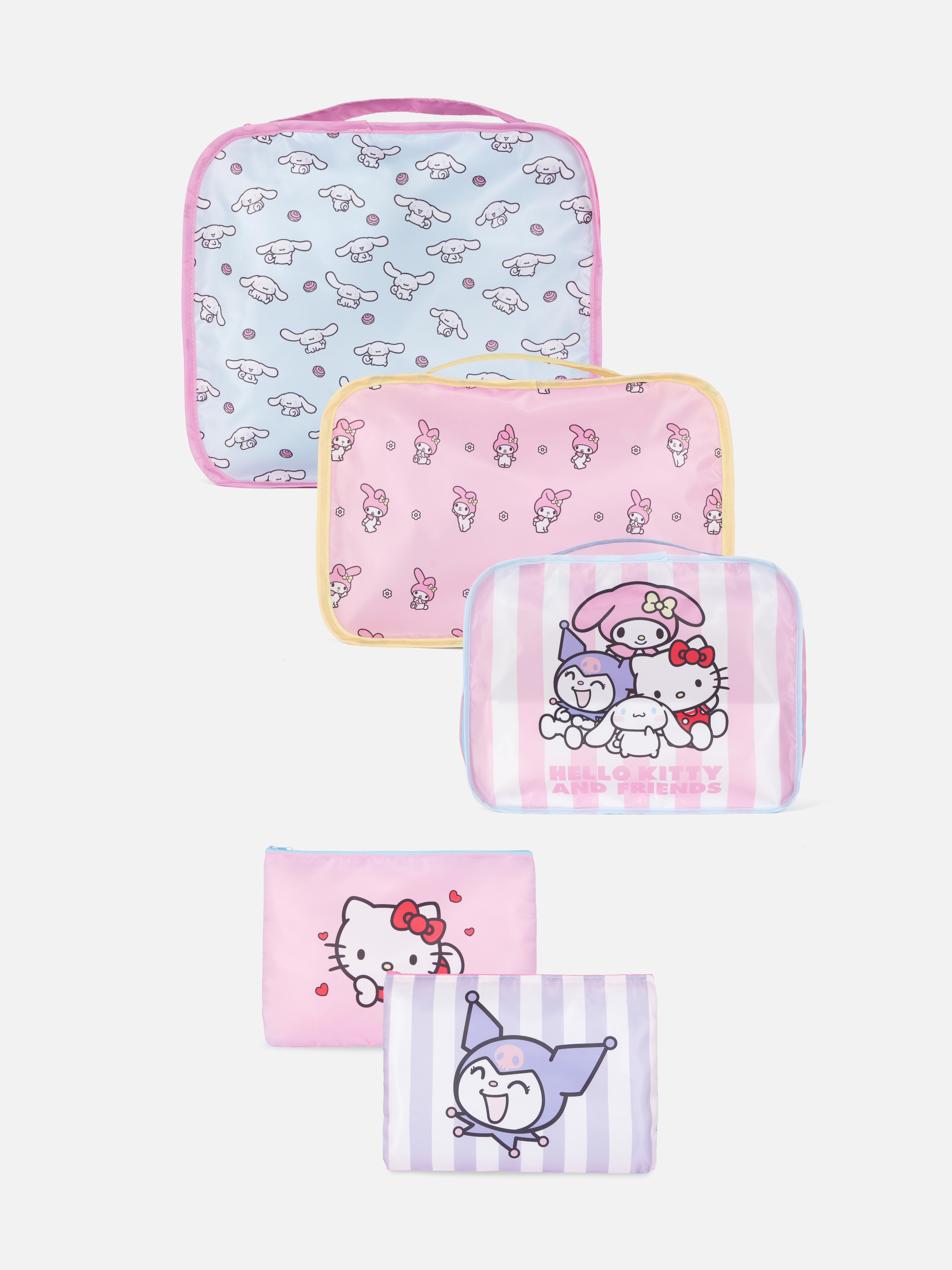 Pack 5 cubos arrumação e divisórias Hello Kitty and Friends