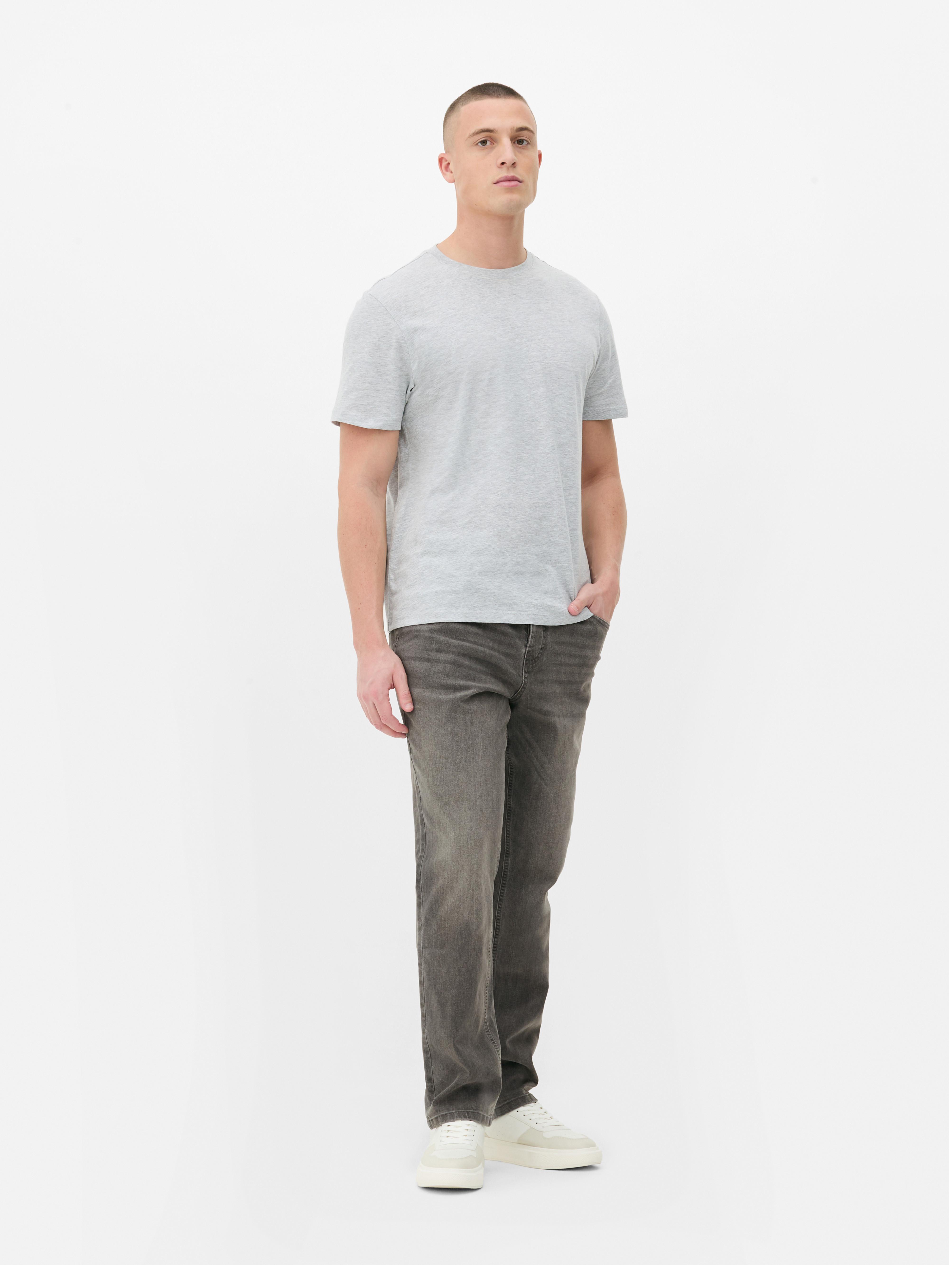 Stretch Straight Jeans