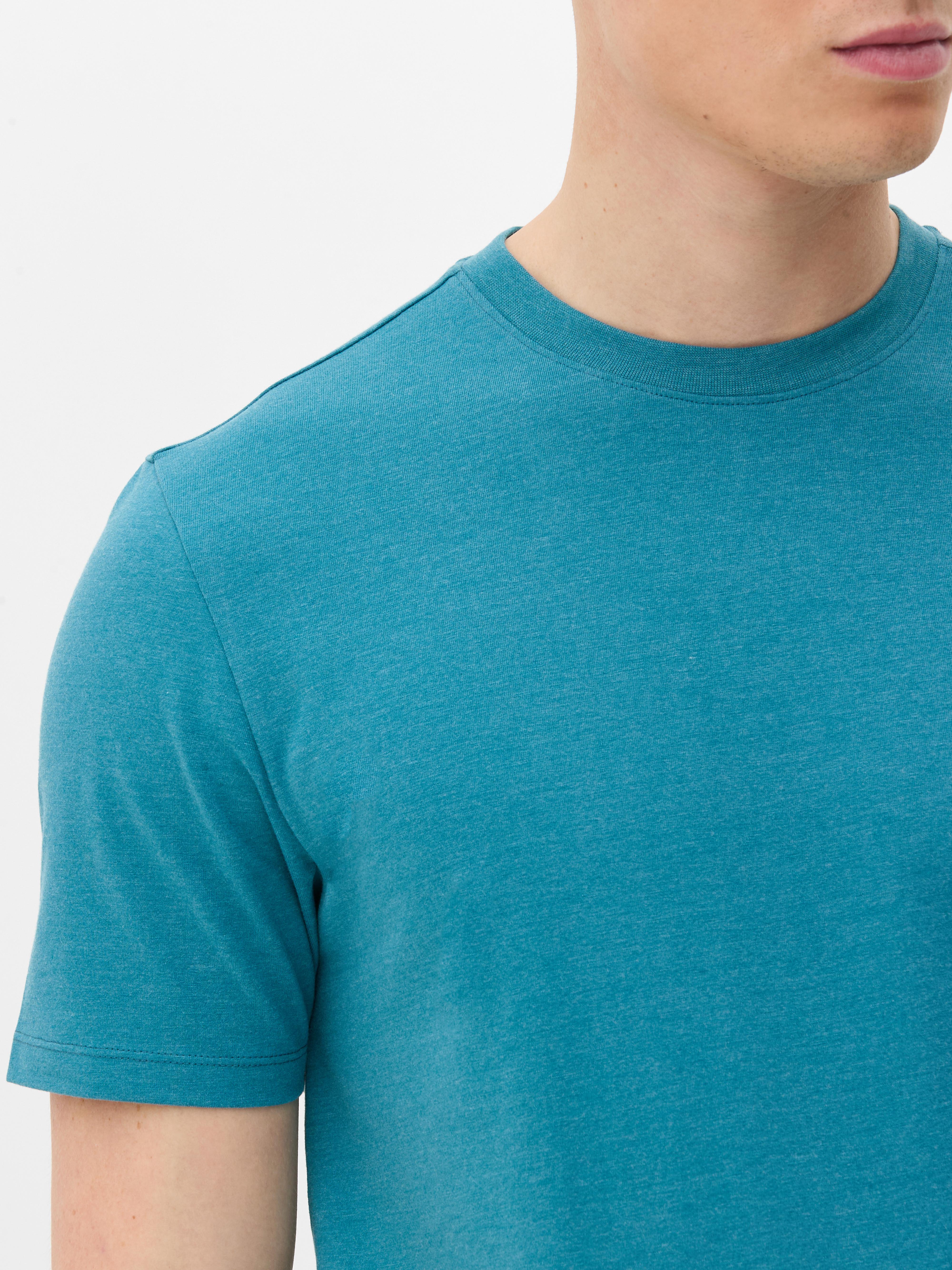 Camiseta de algodón entallada