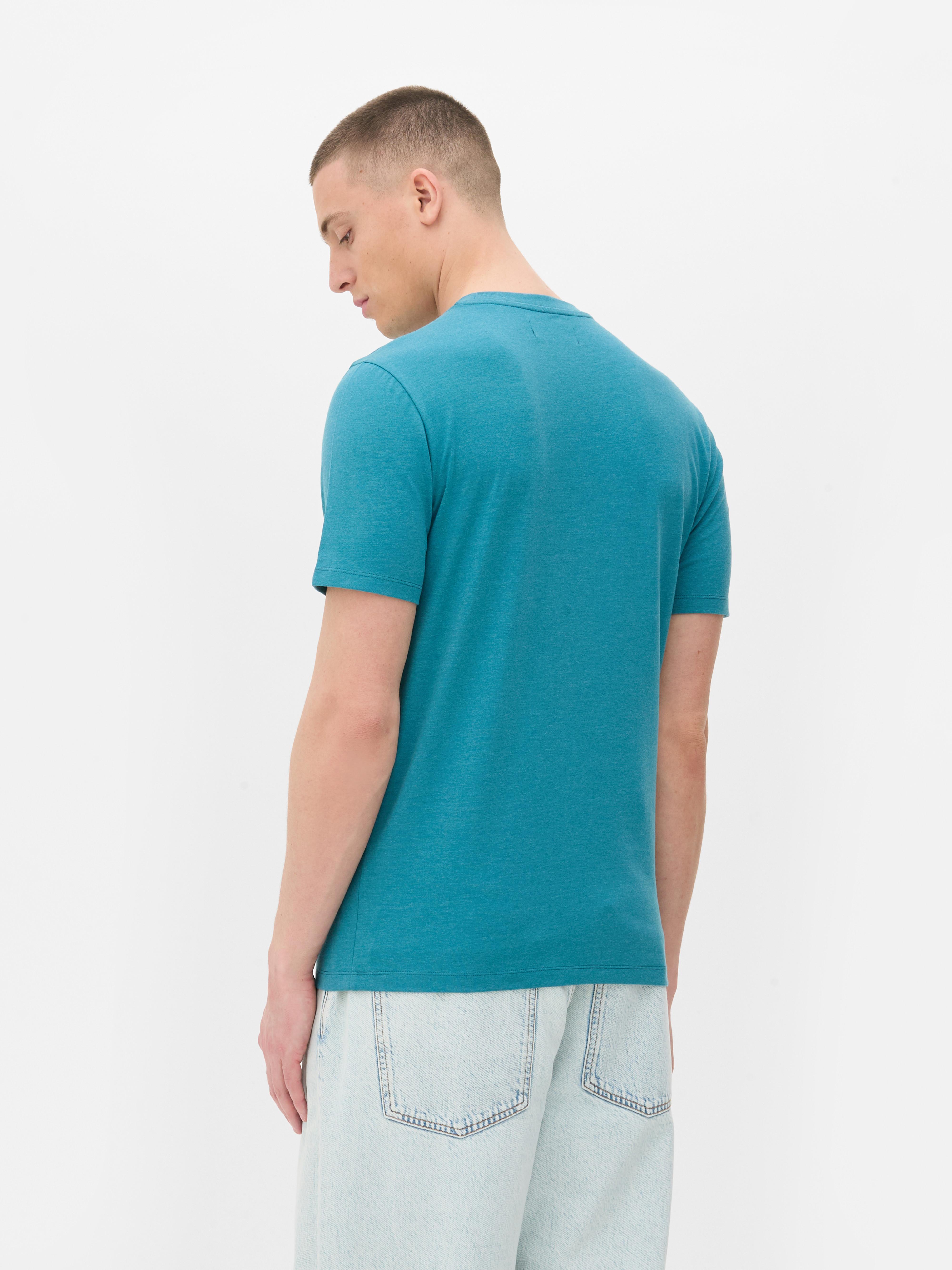 Camiseta de algodón entallada
