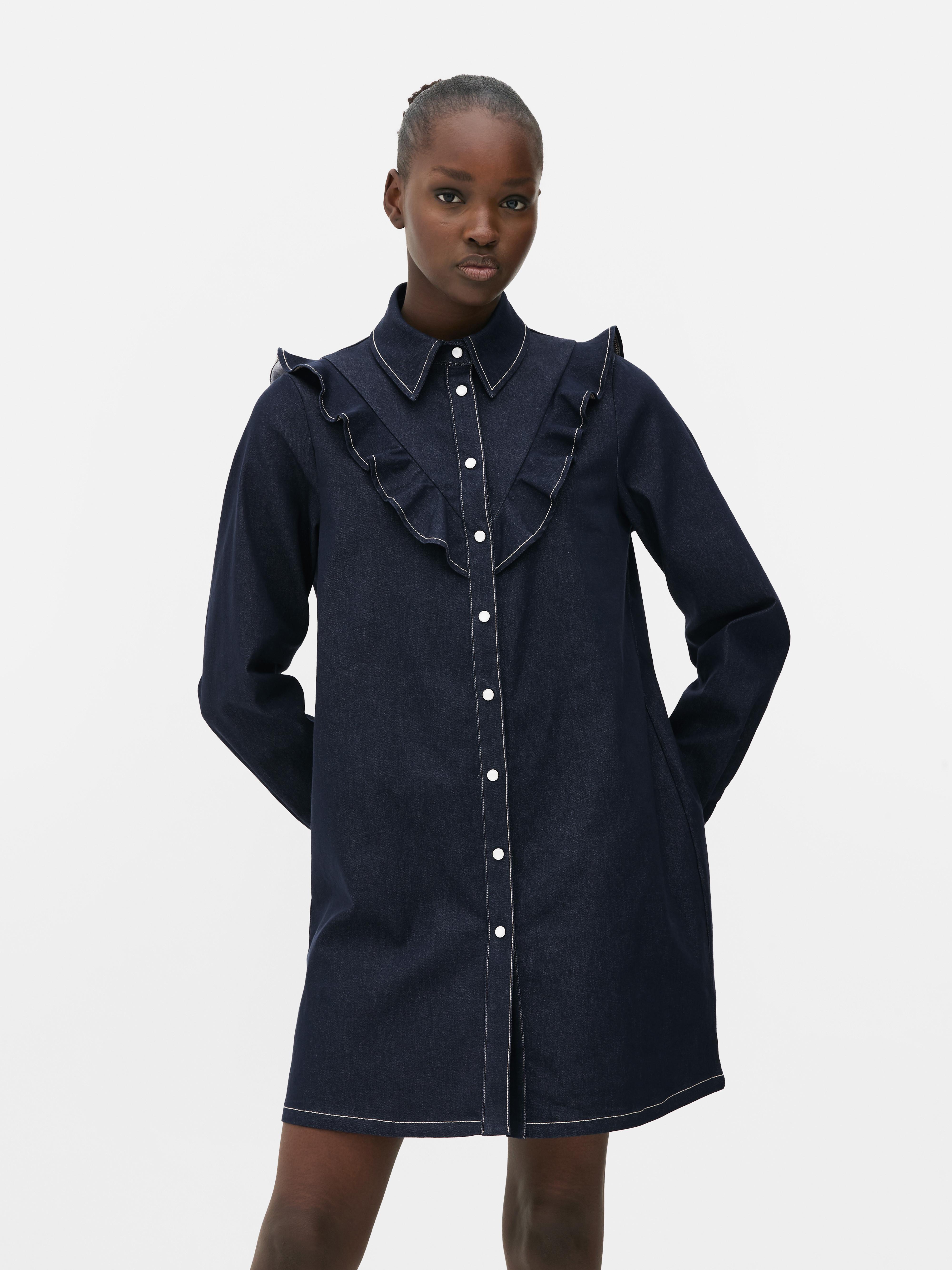 Chambray mini dress sale