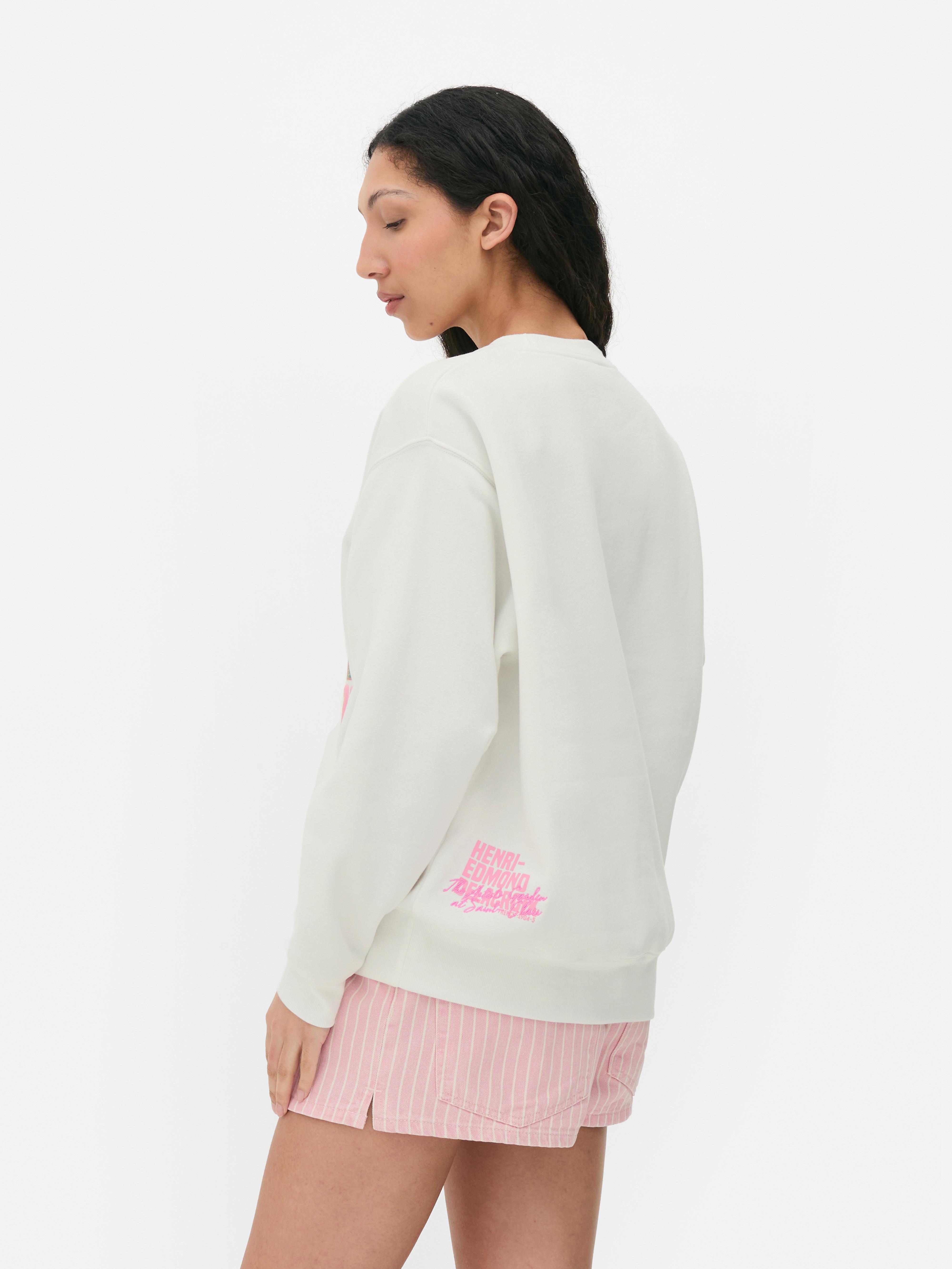 Sweatshirt met print Henri-Edmond Cross
