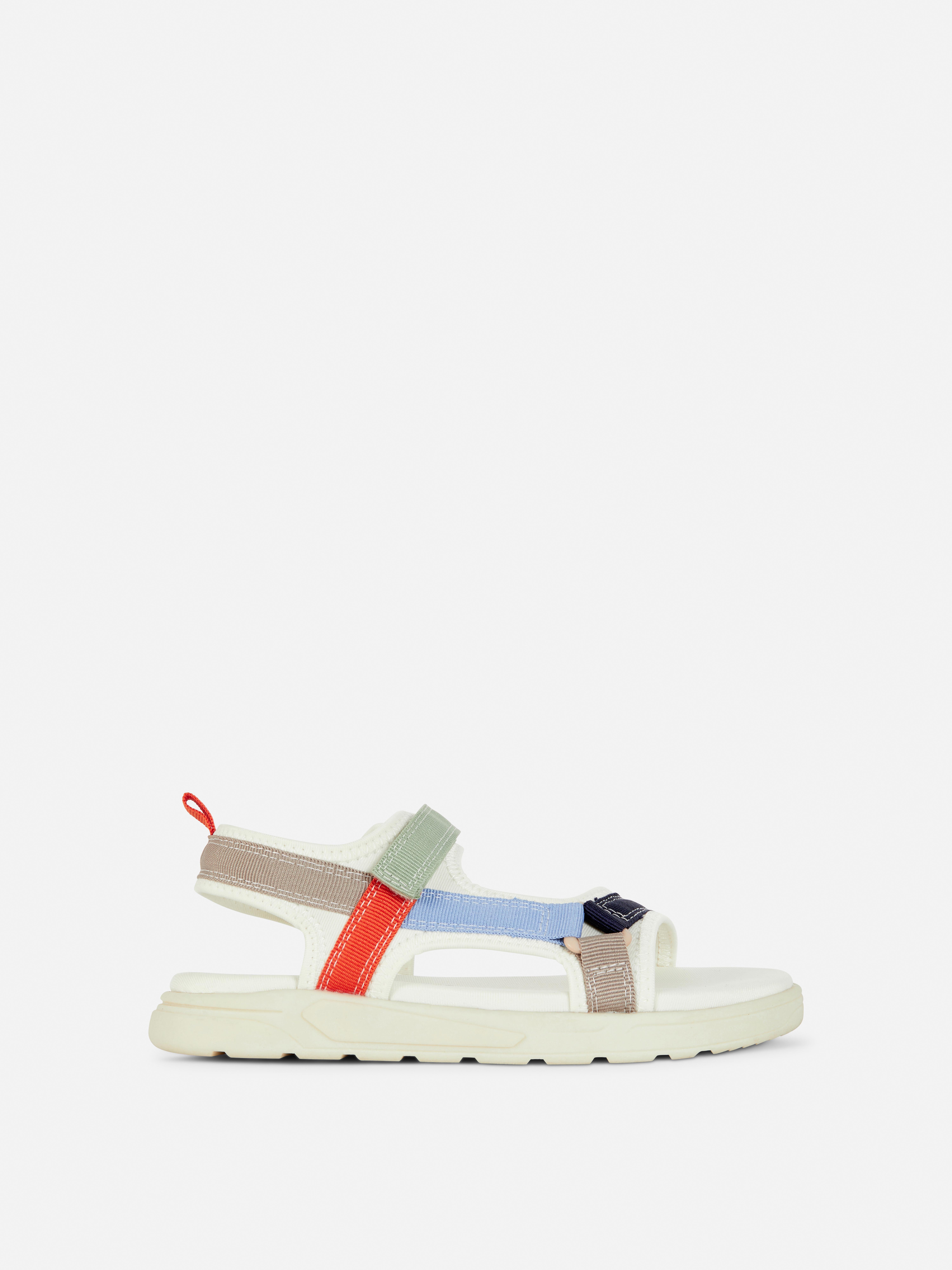 Sandalen met kleurrijke bandjes