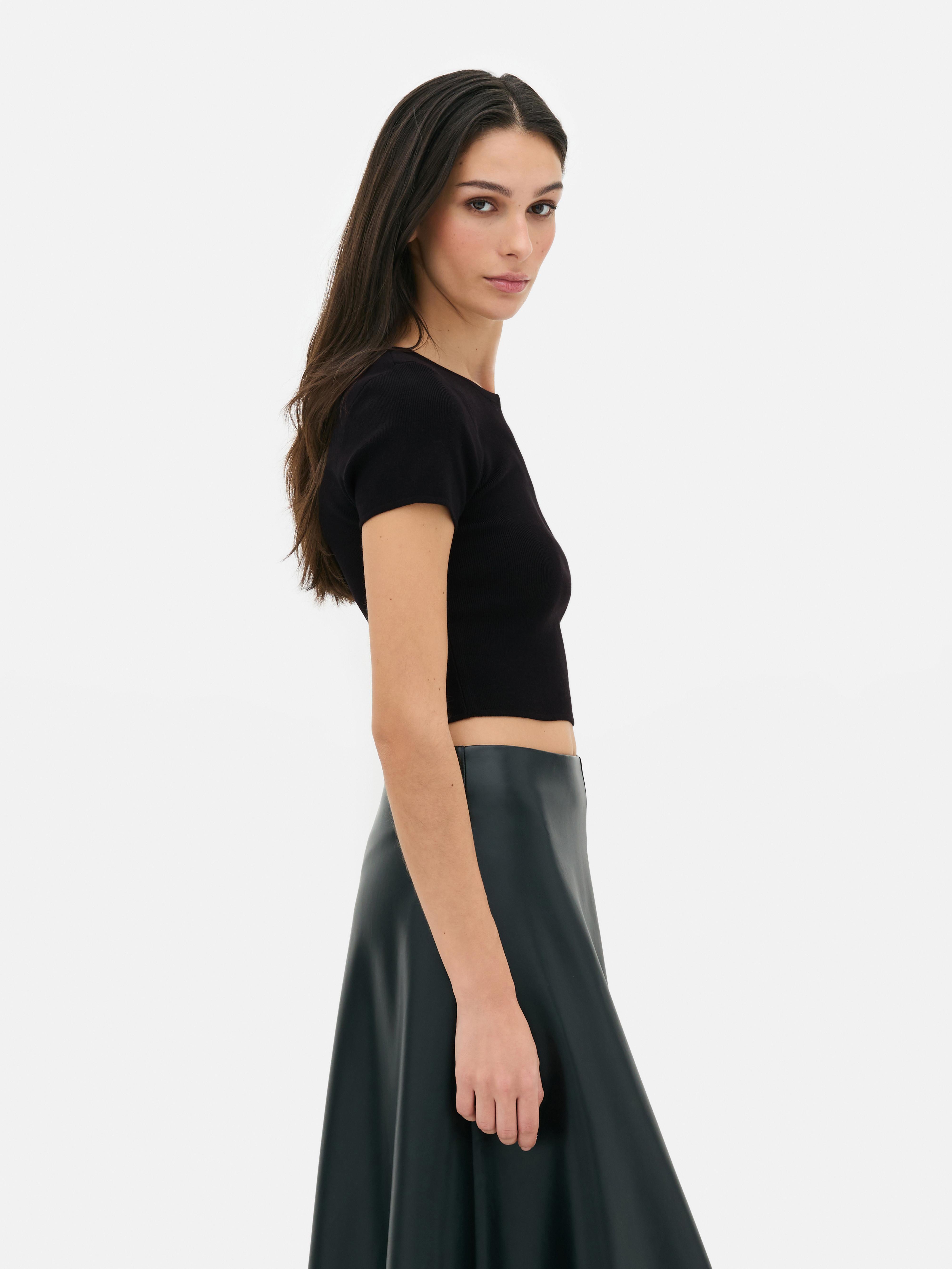 Cecil Maglietta basic da donna a righe, Cool Mint Green, L