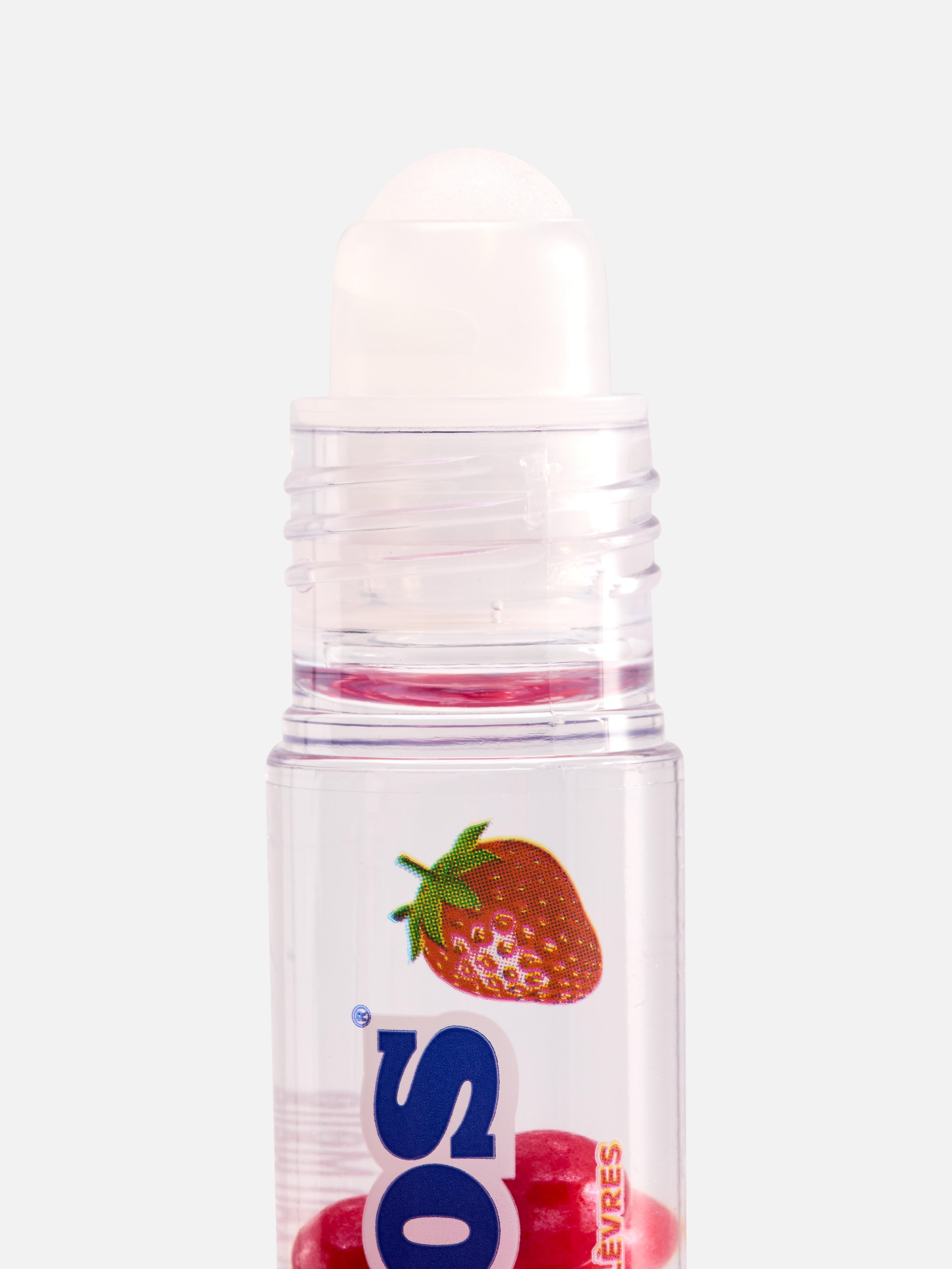 Lipolie met aardbeiensmaak Mentos