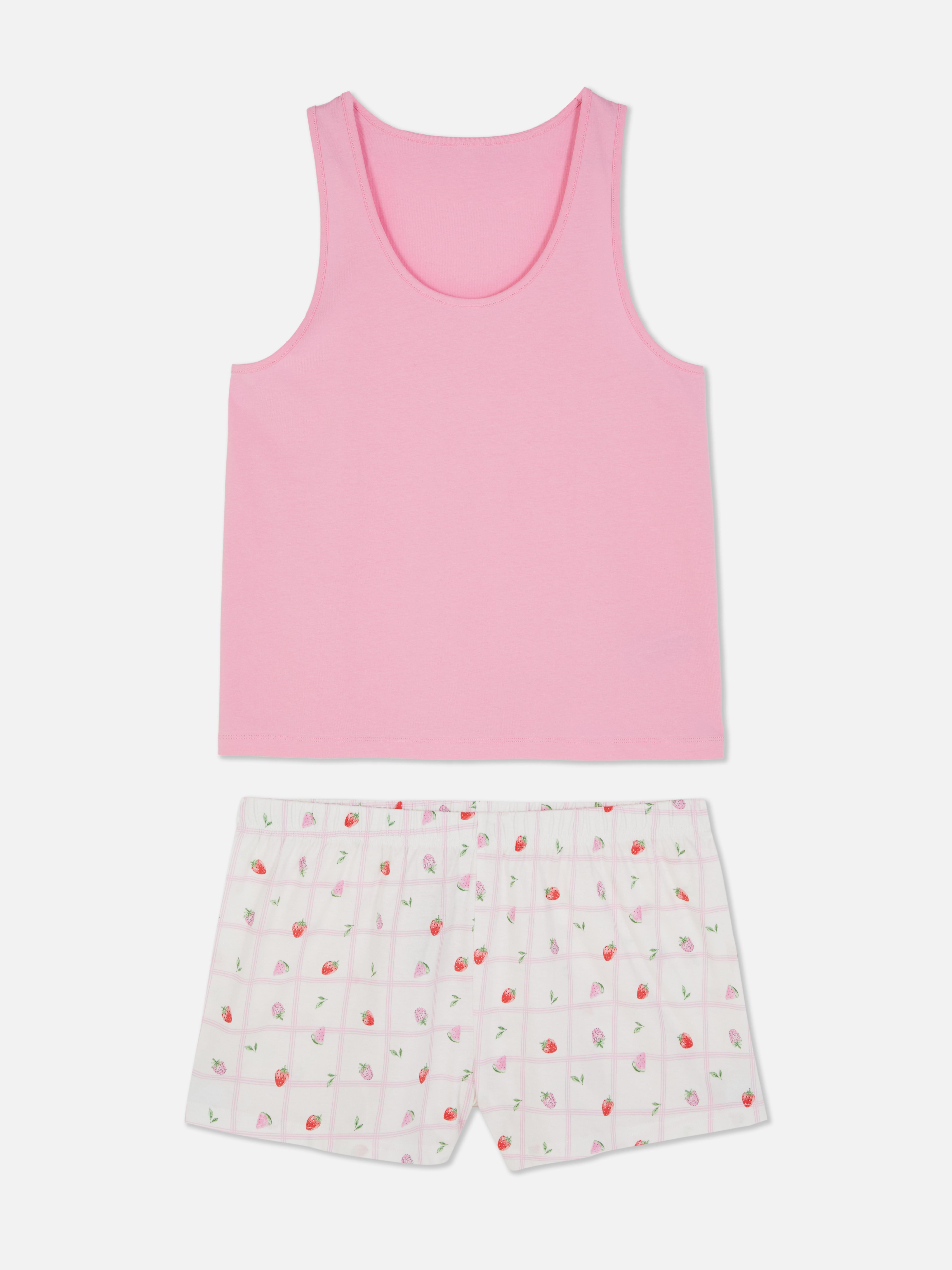 Pijamale cu maiou și pantaloni scurți