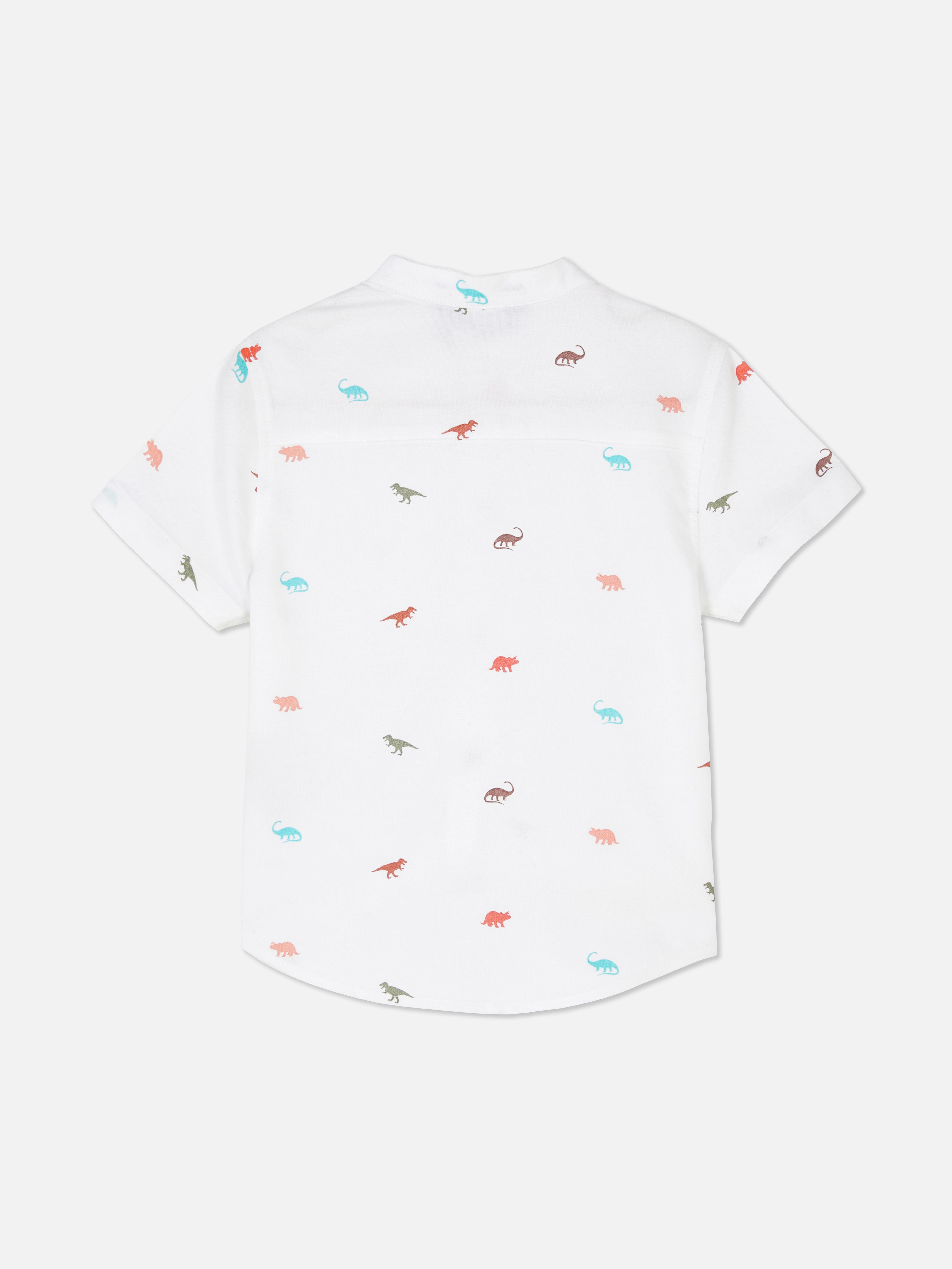 Camisa Oxford de dinosaurios