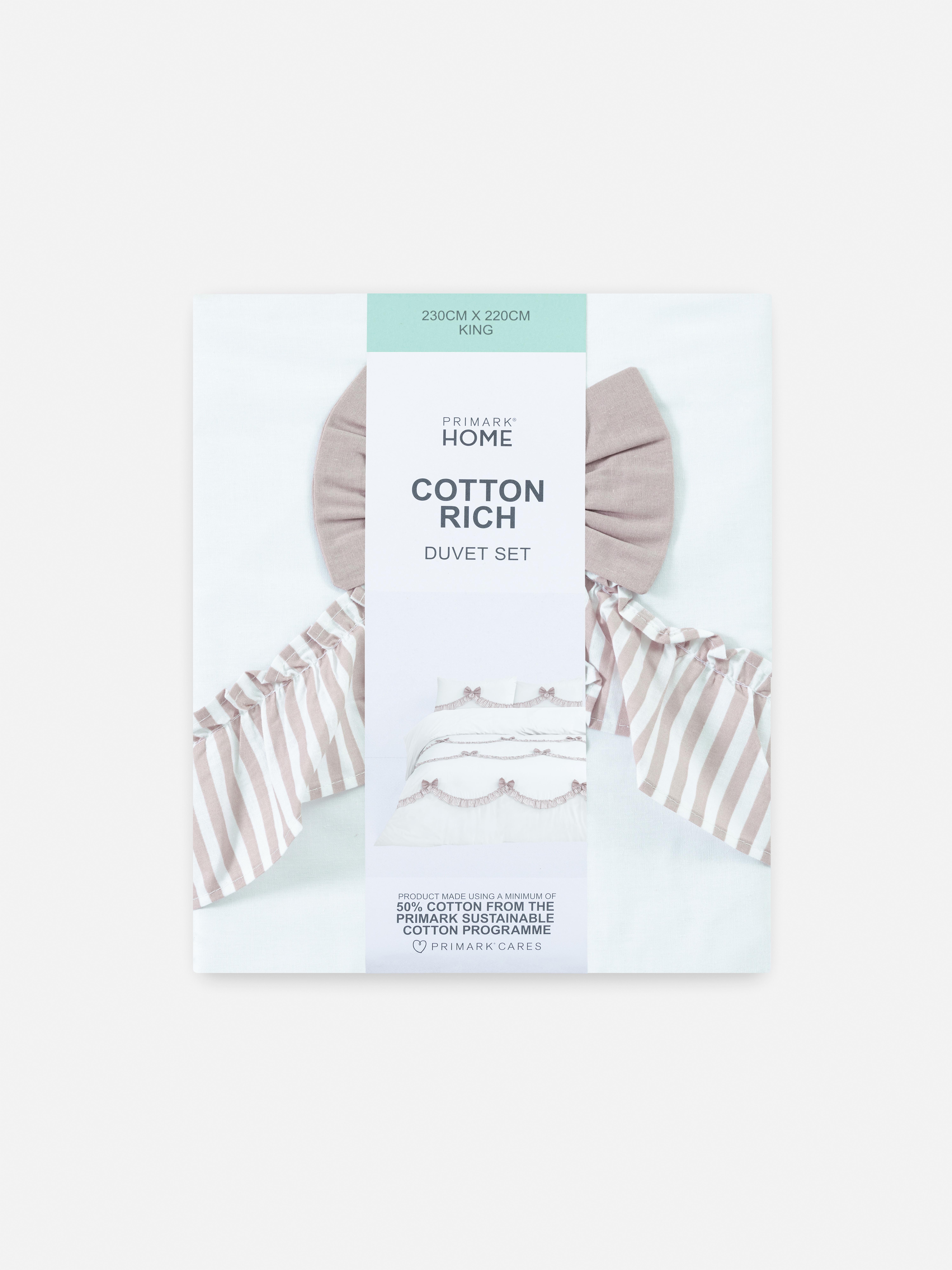 Ribbon and Bow King Duvet Cover Set
