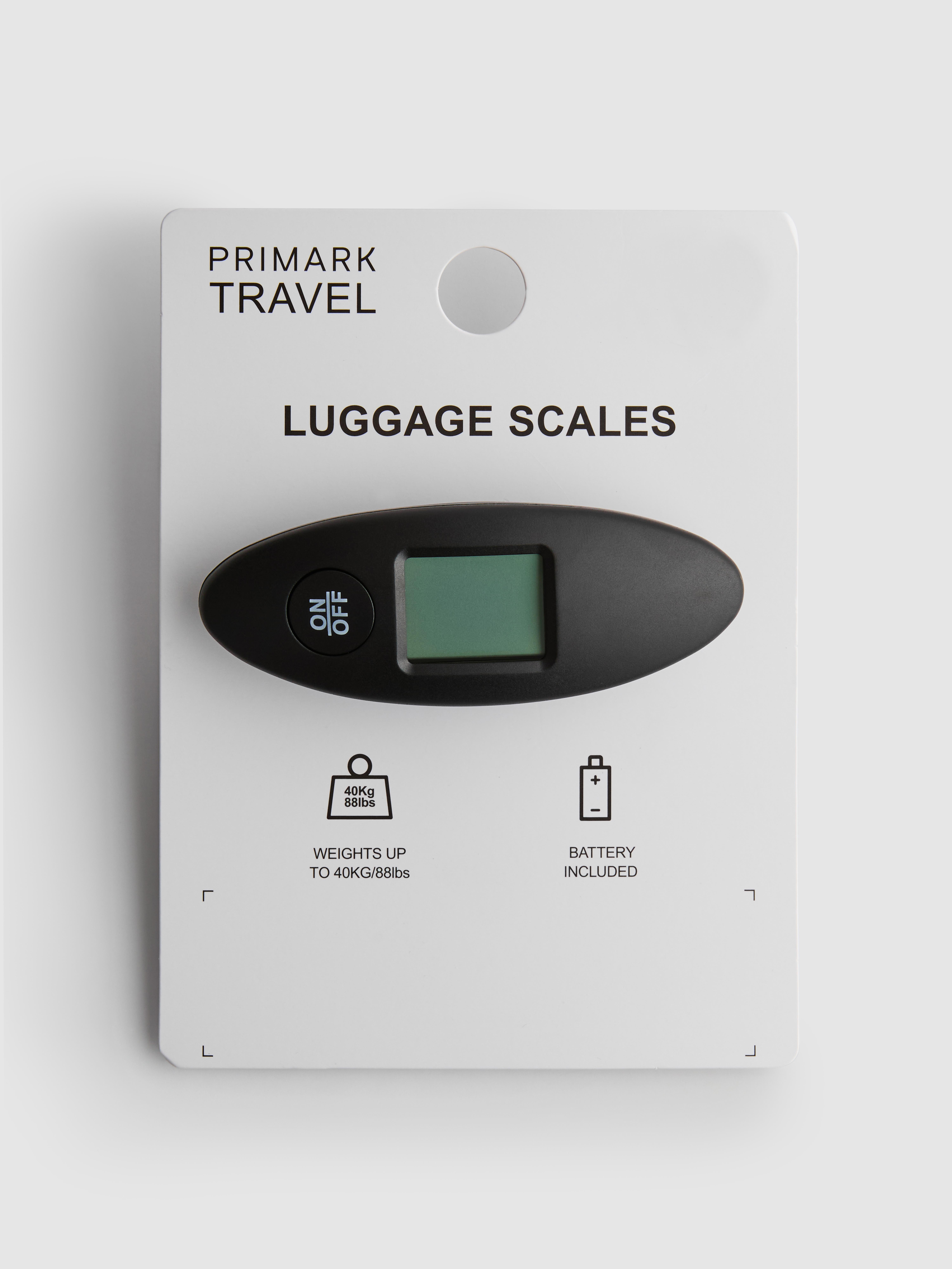 Black Portable Luggage Scales