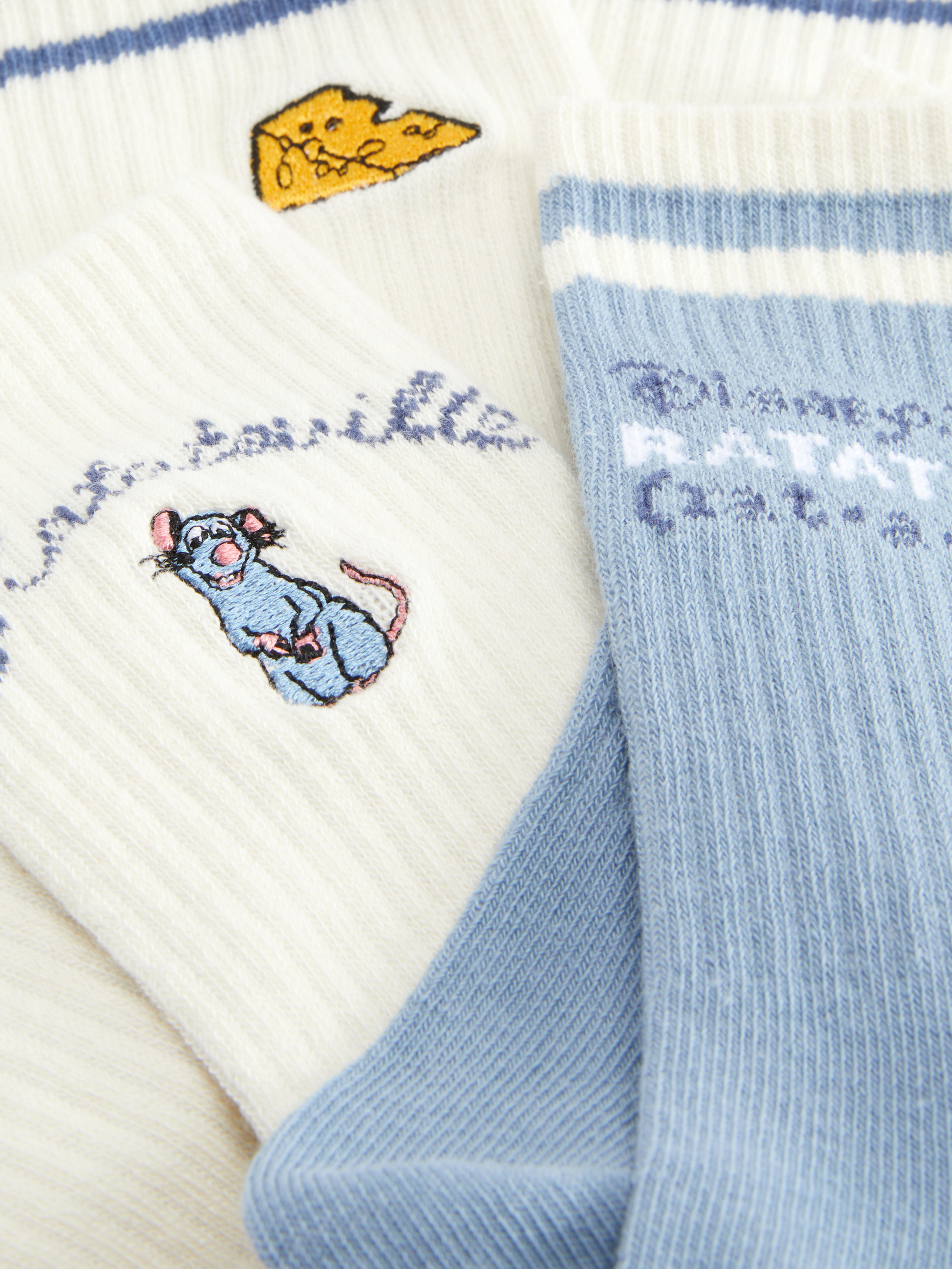 Confezione da 3 paia calzettoni Ratatouille Disney