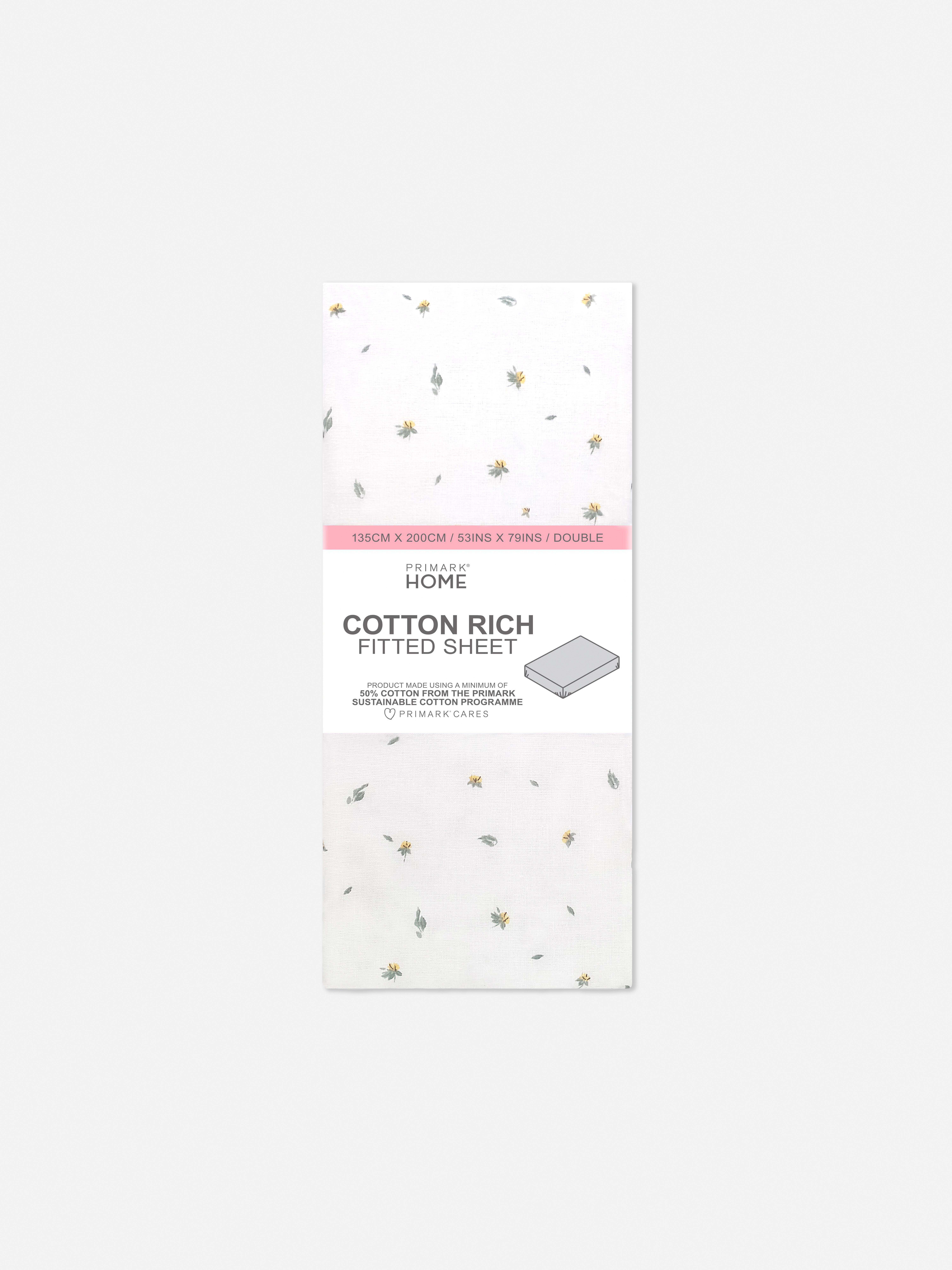 Double Ditsy Floral Fitted Sheet