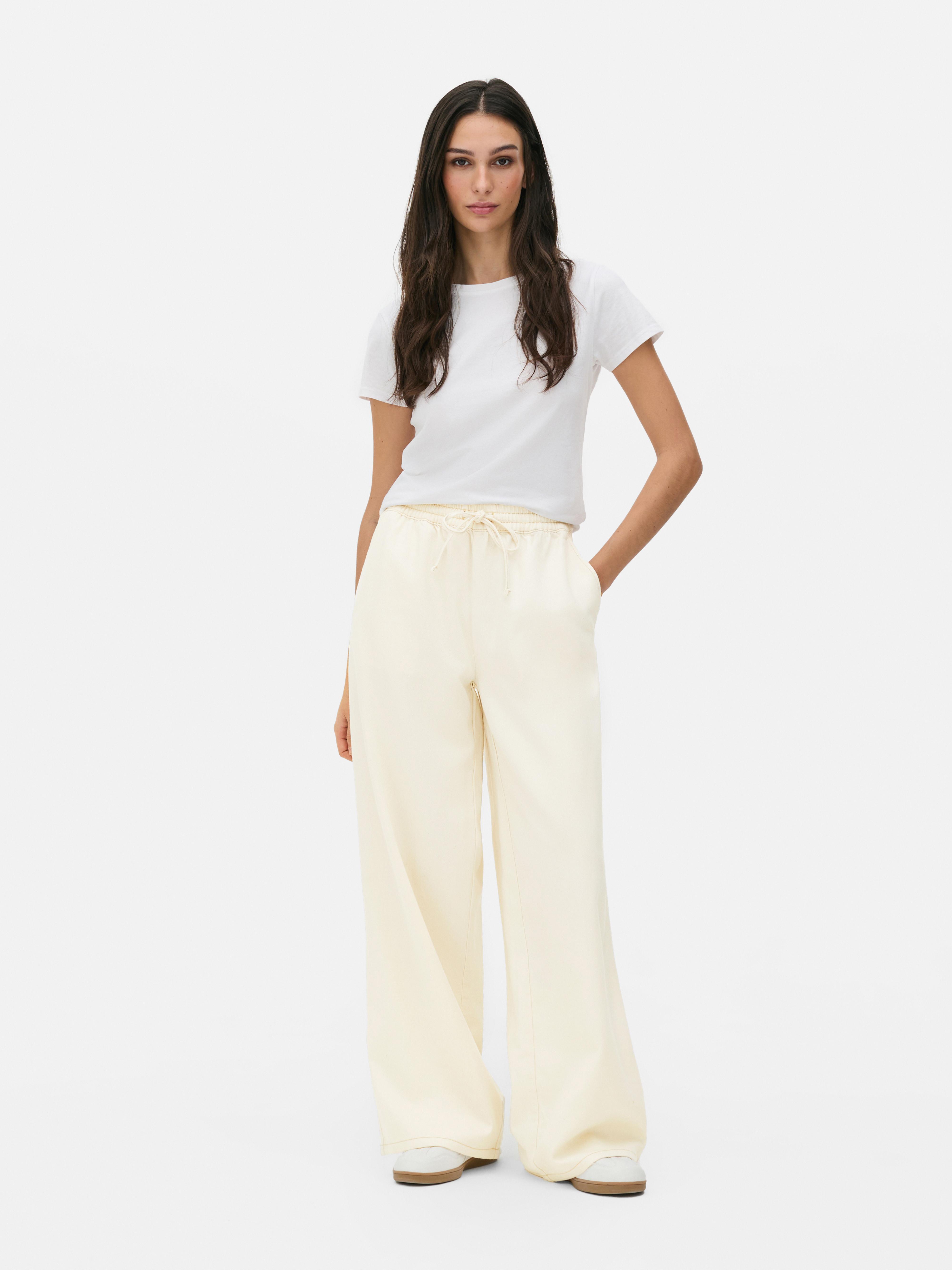 Wide Leg Jogger Jeans