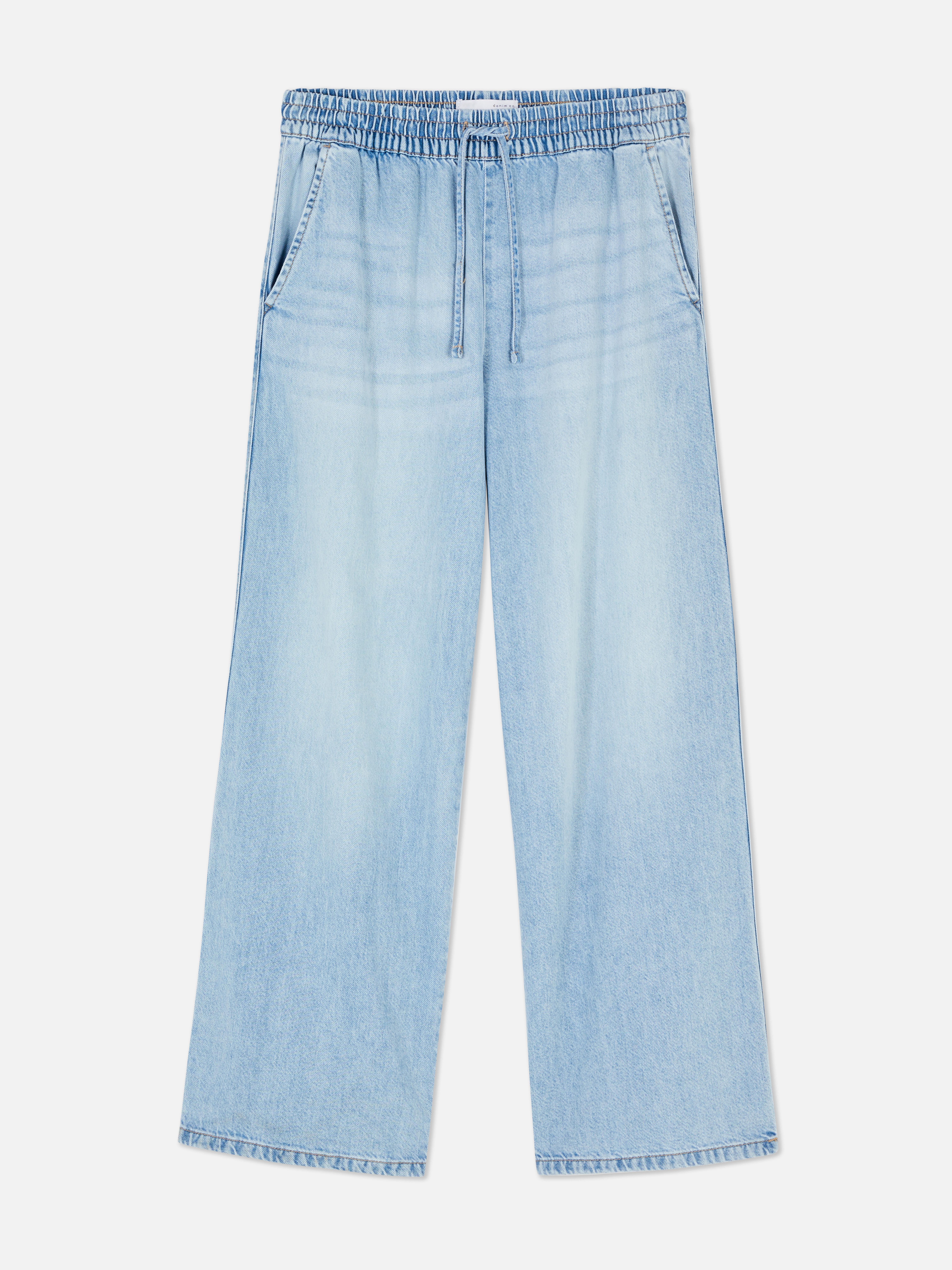 Wide Leg Jogger Jeans