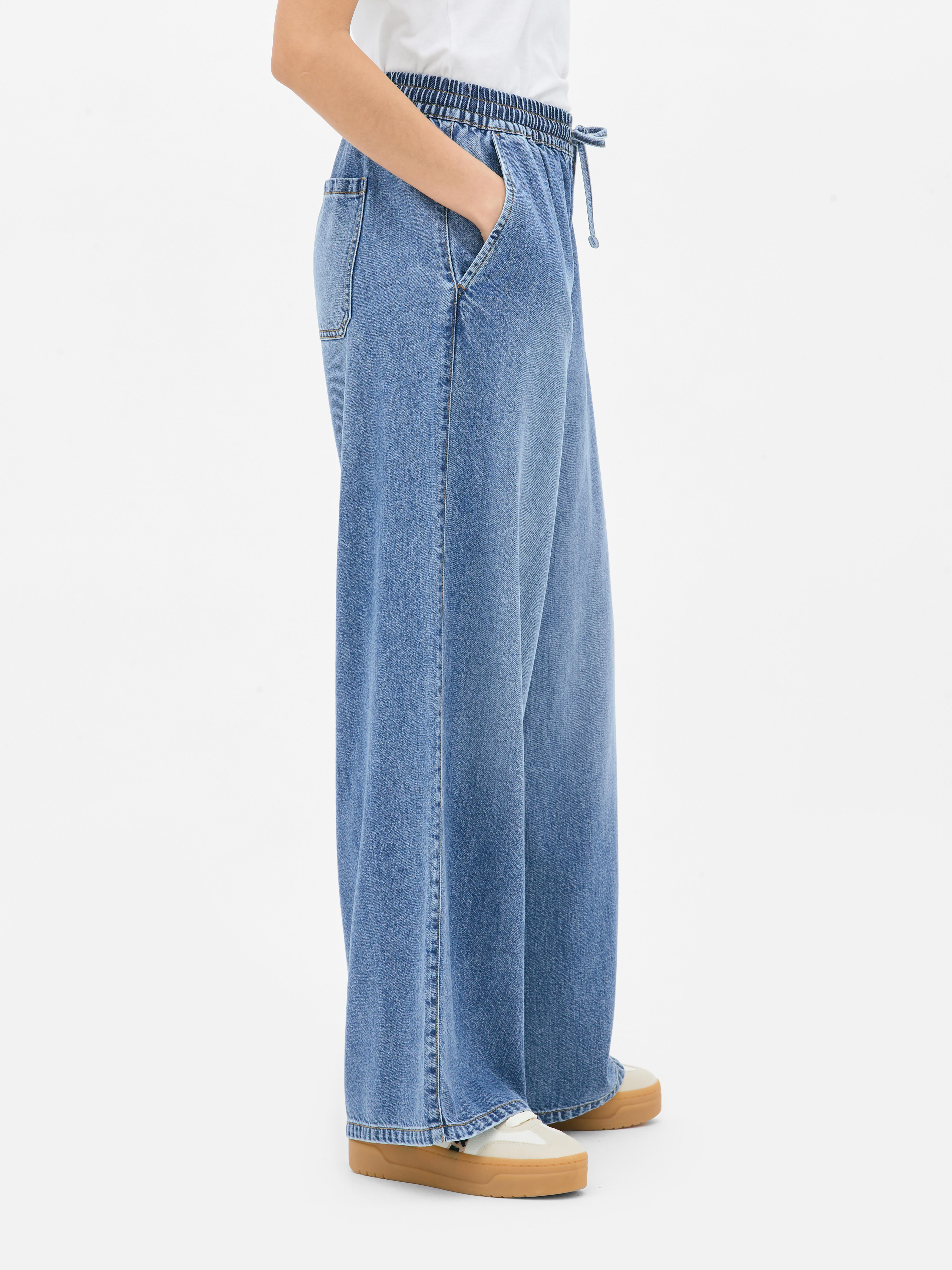Paula Echevarria Wide Leg Jogger Jeans
