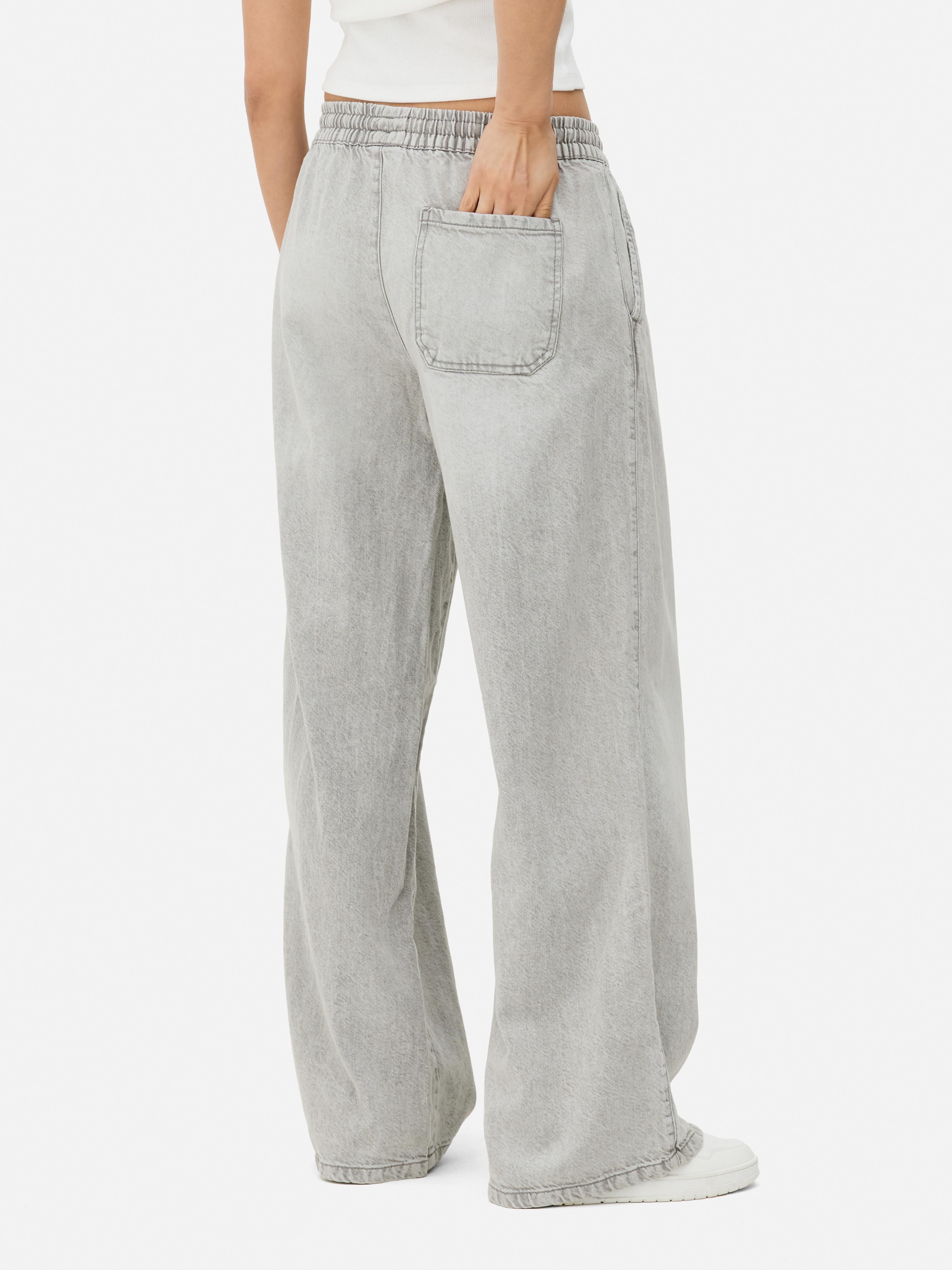 Jogg jeans met wijde pijpen Paula Echevarría