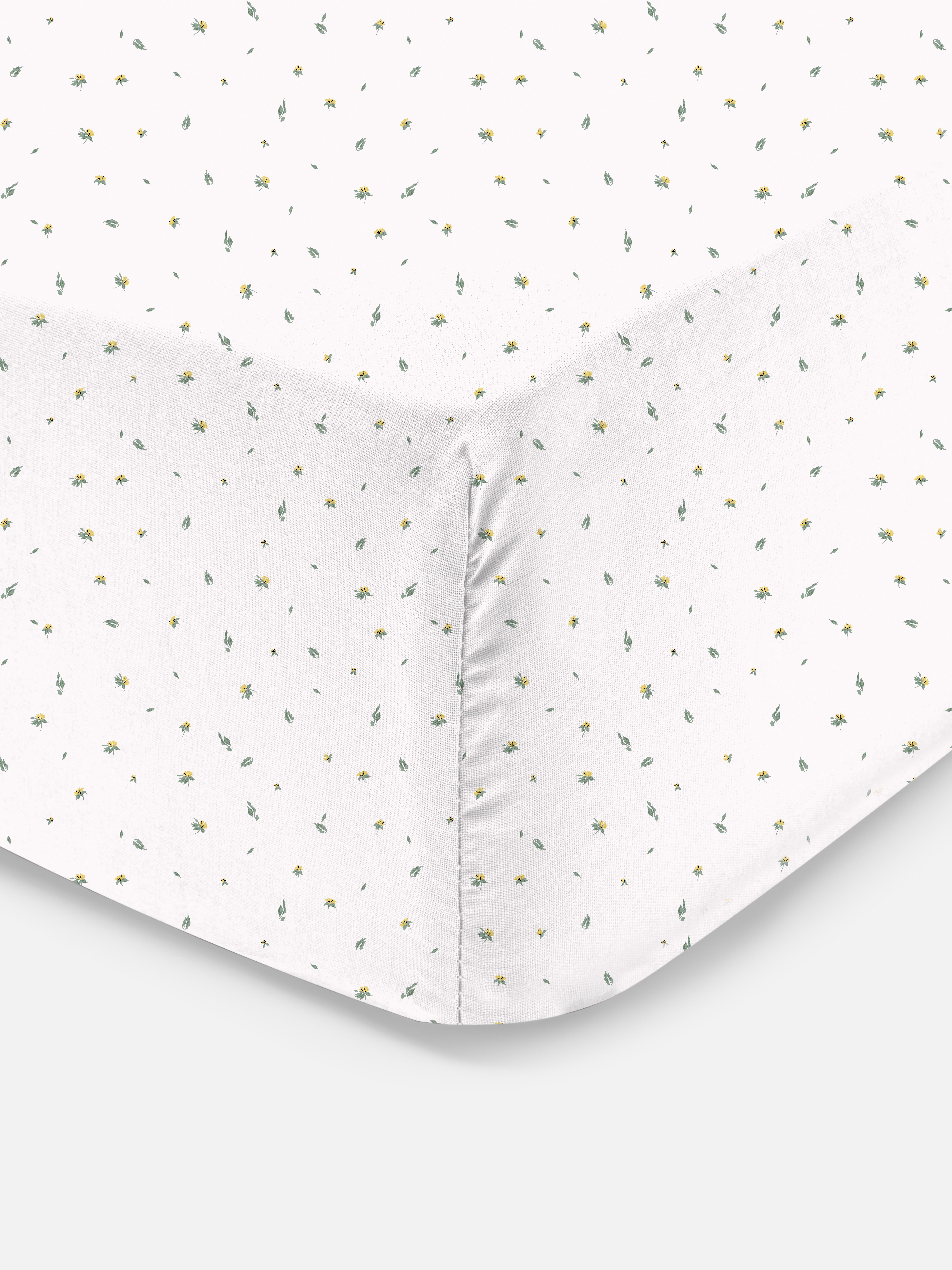 Drap-housse super king size à imprimé petites fleurs