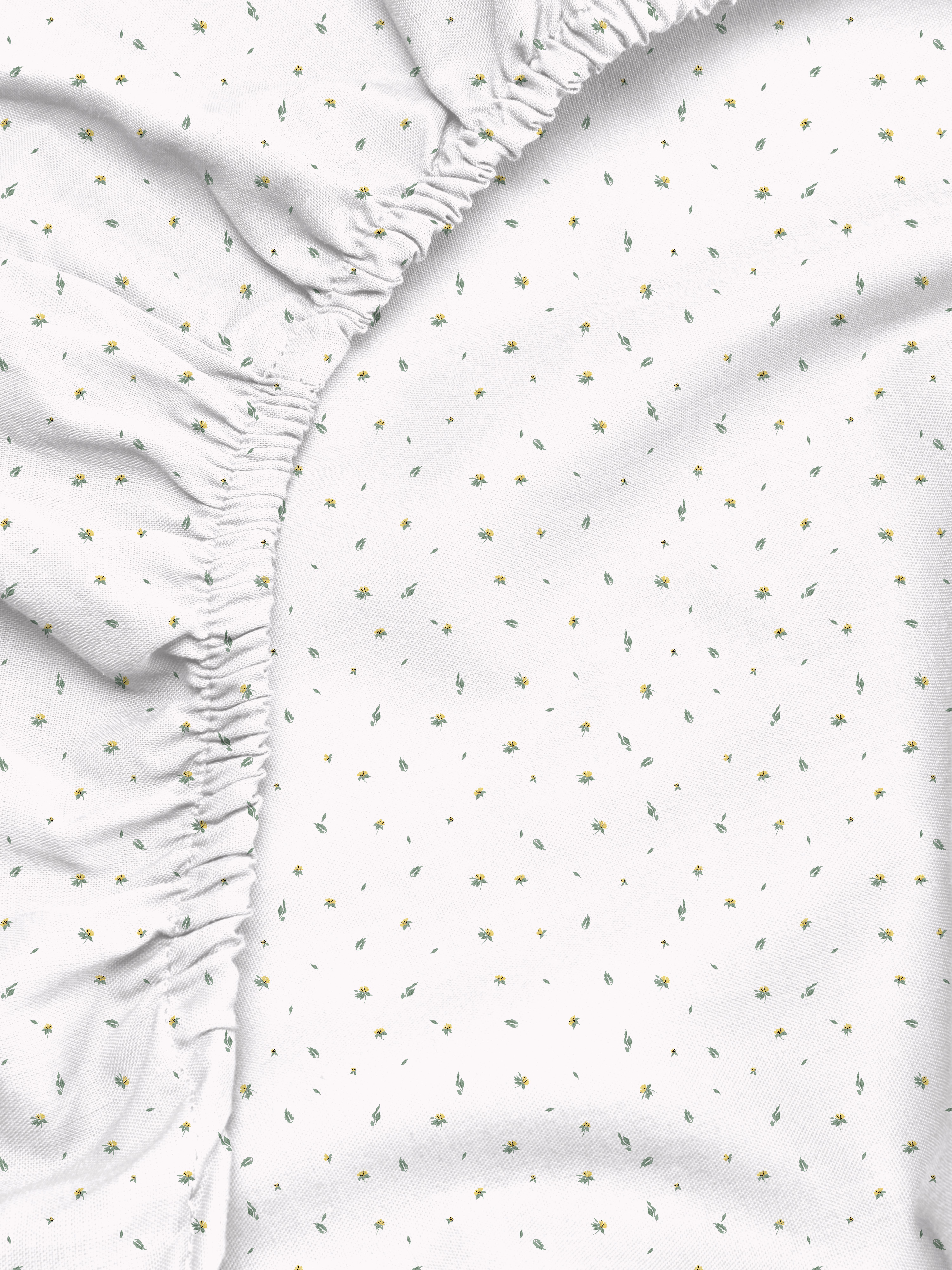 Drap-housse super king size à imprimé petites fleurs