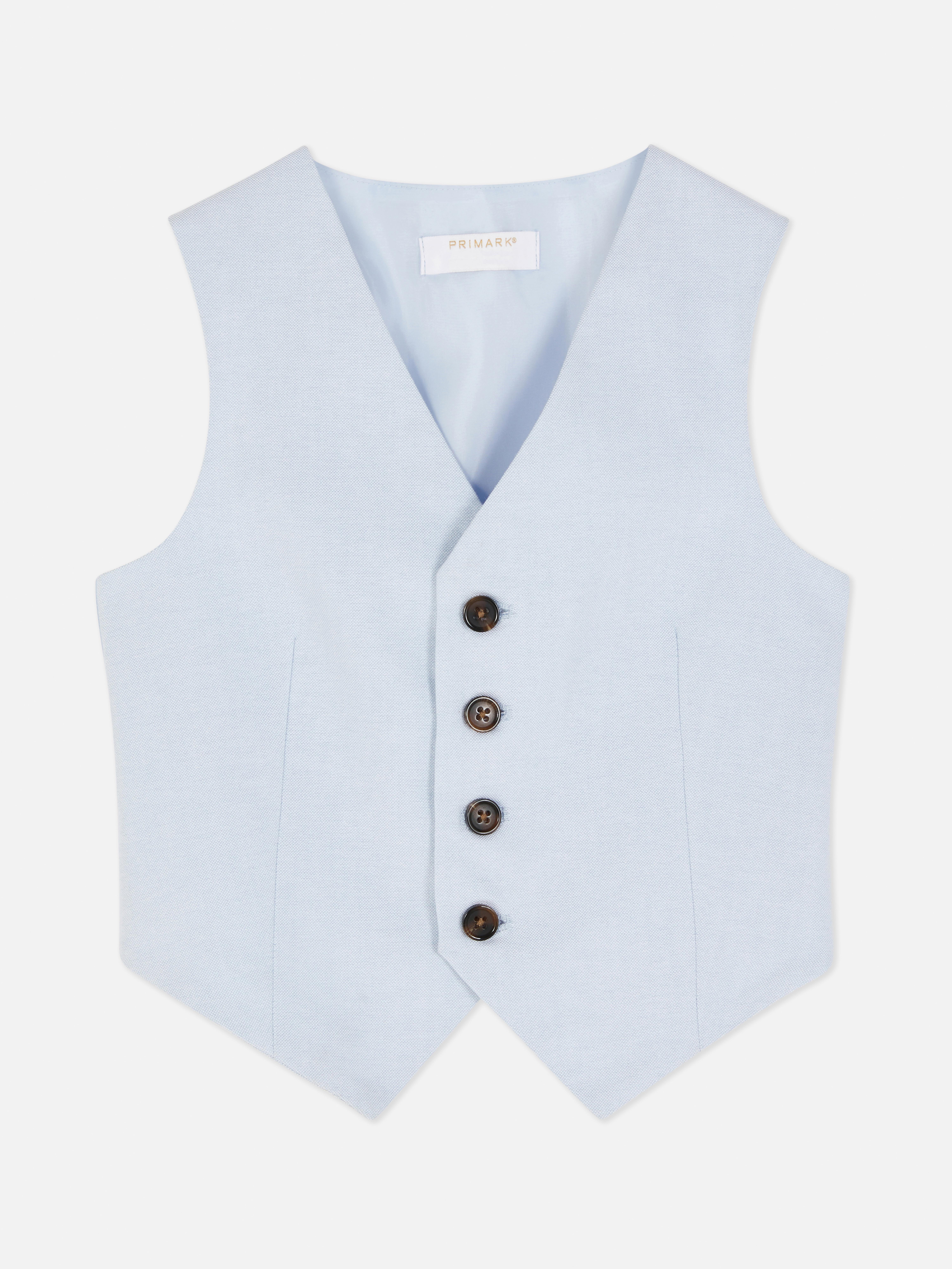 Chaleco formal con botones