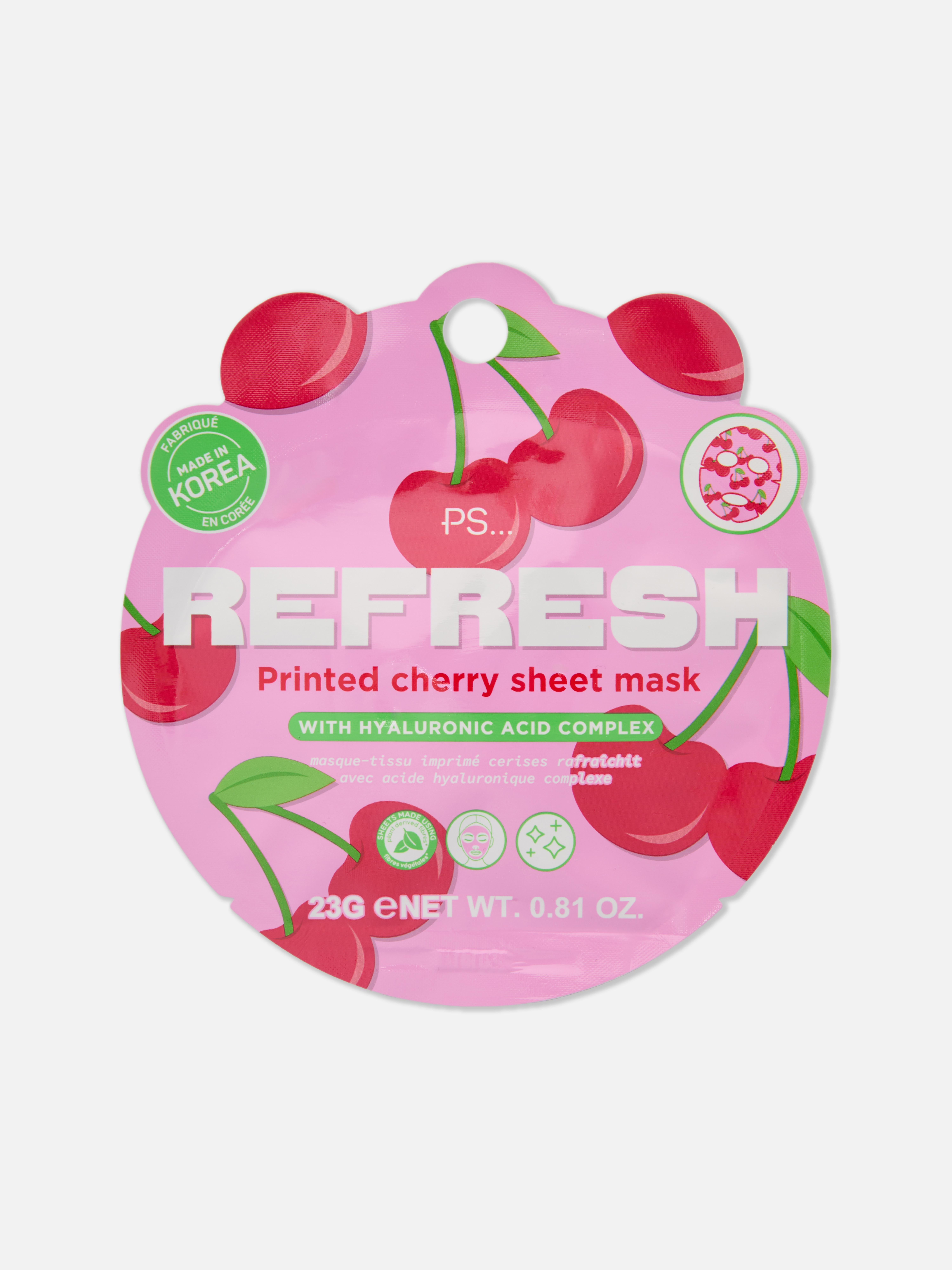PS... Cherry Printed Sheet Mask