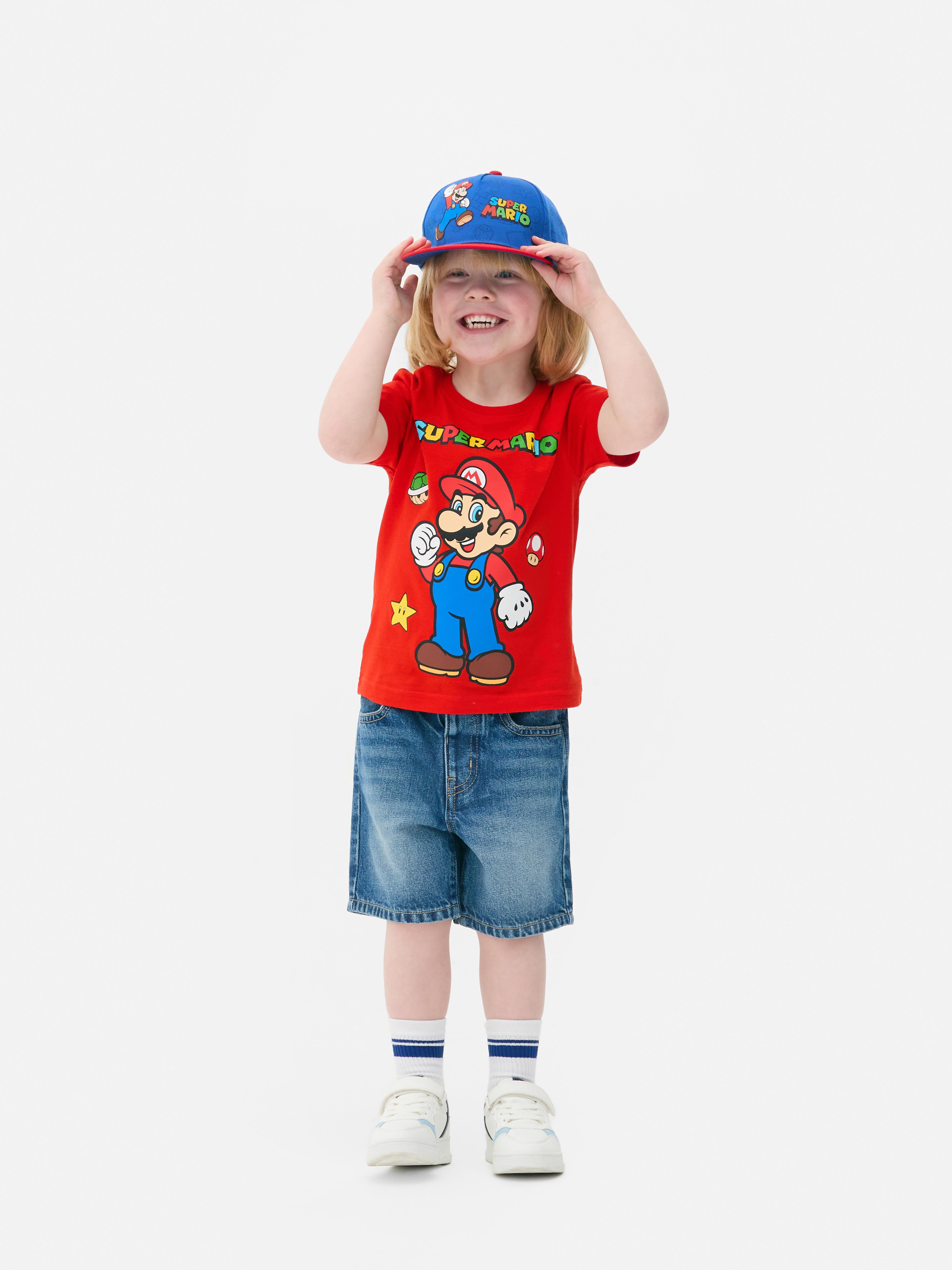 T-shirt à motif Super Mario