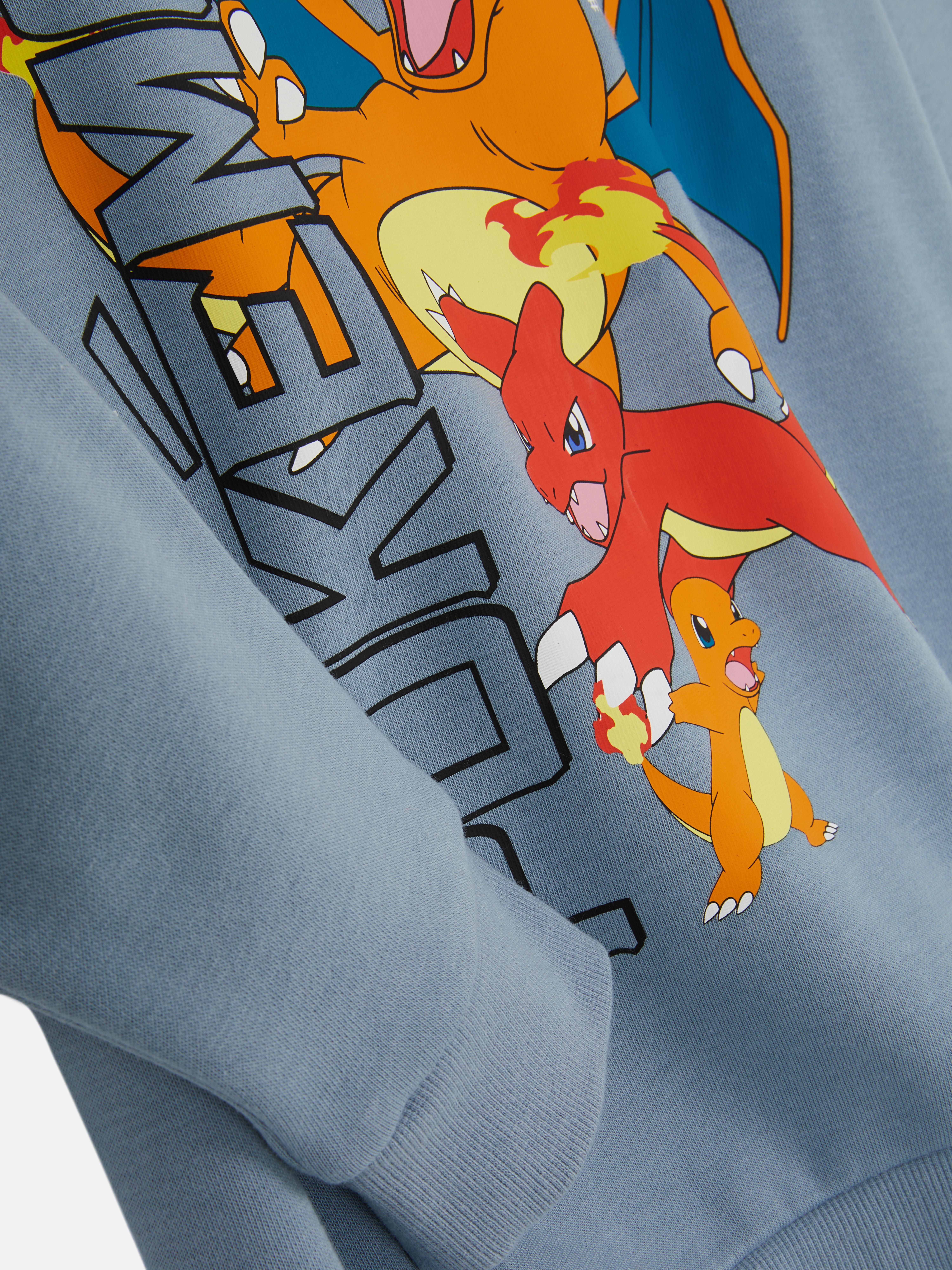 Bluză sport cu grafică Pokémon Charmander Evolution