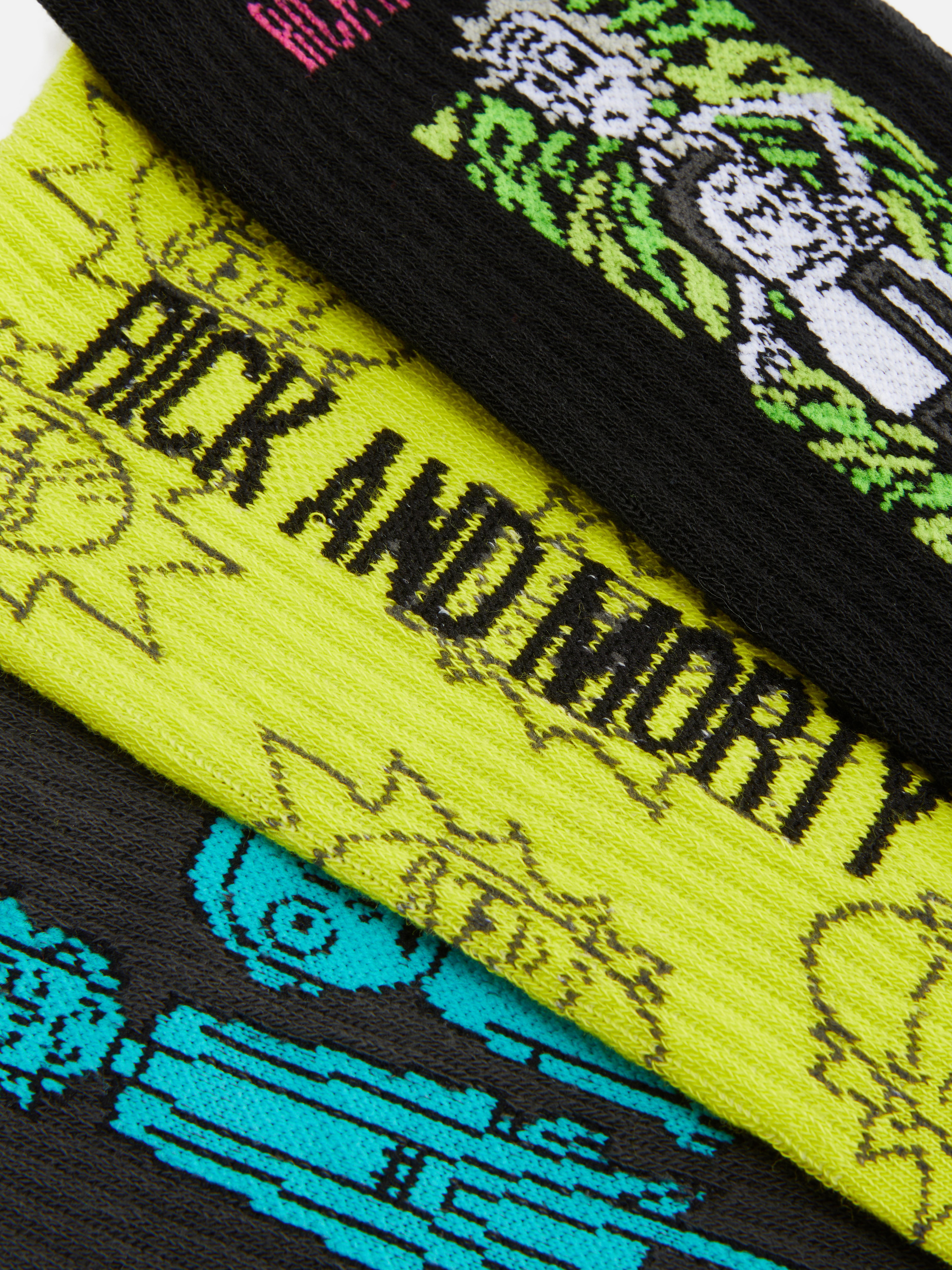 Pack de 3 pares de calcetines de Rick y Morty