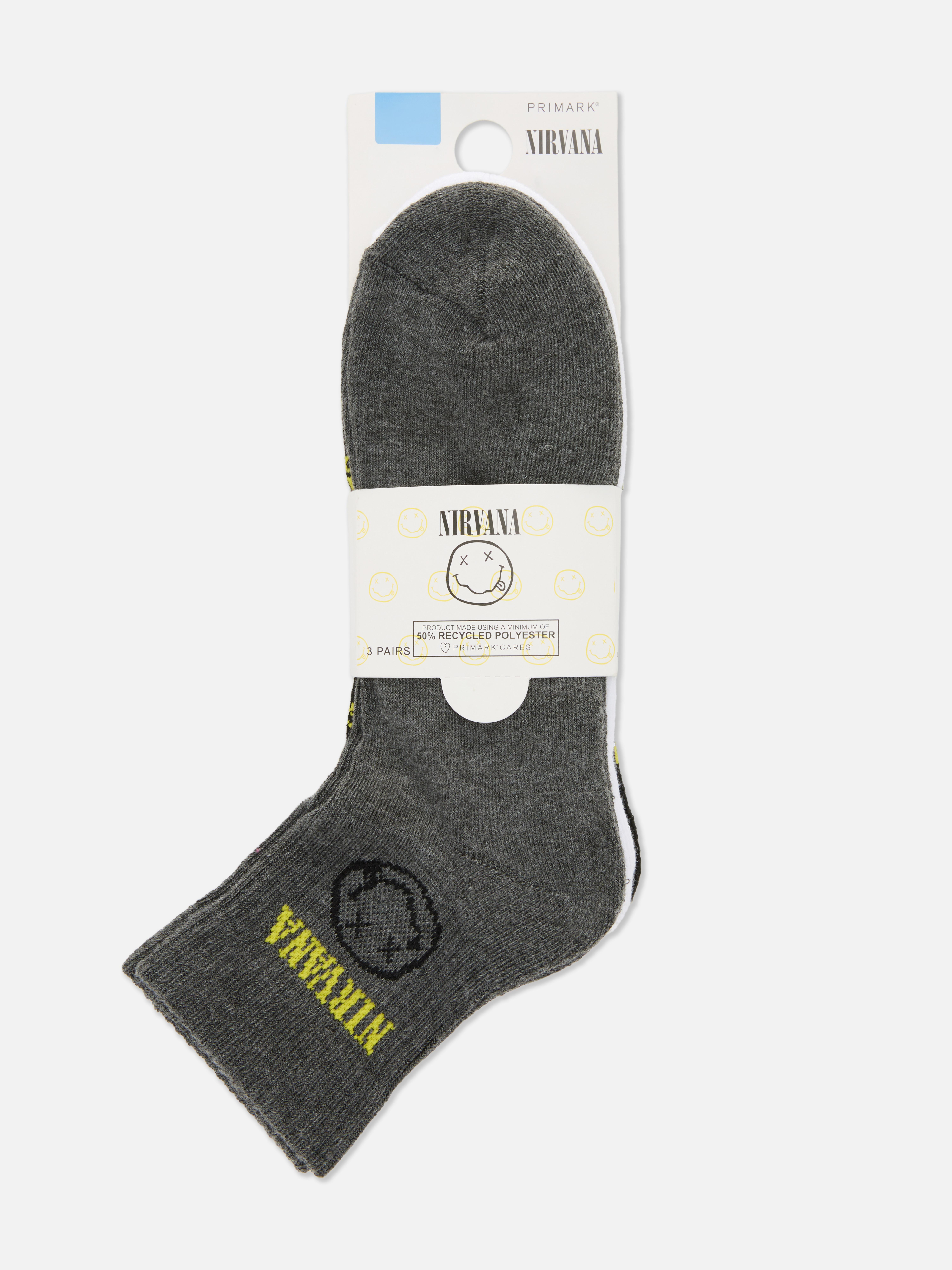 3pk Nirvana Ankle Socks