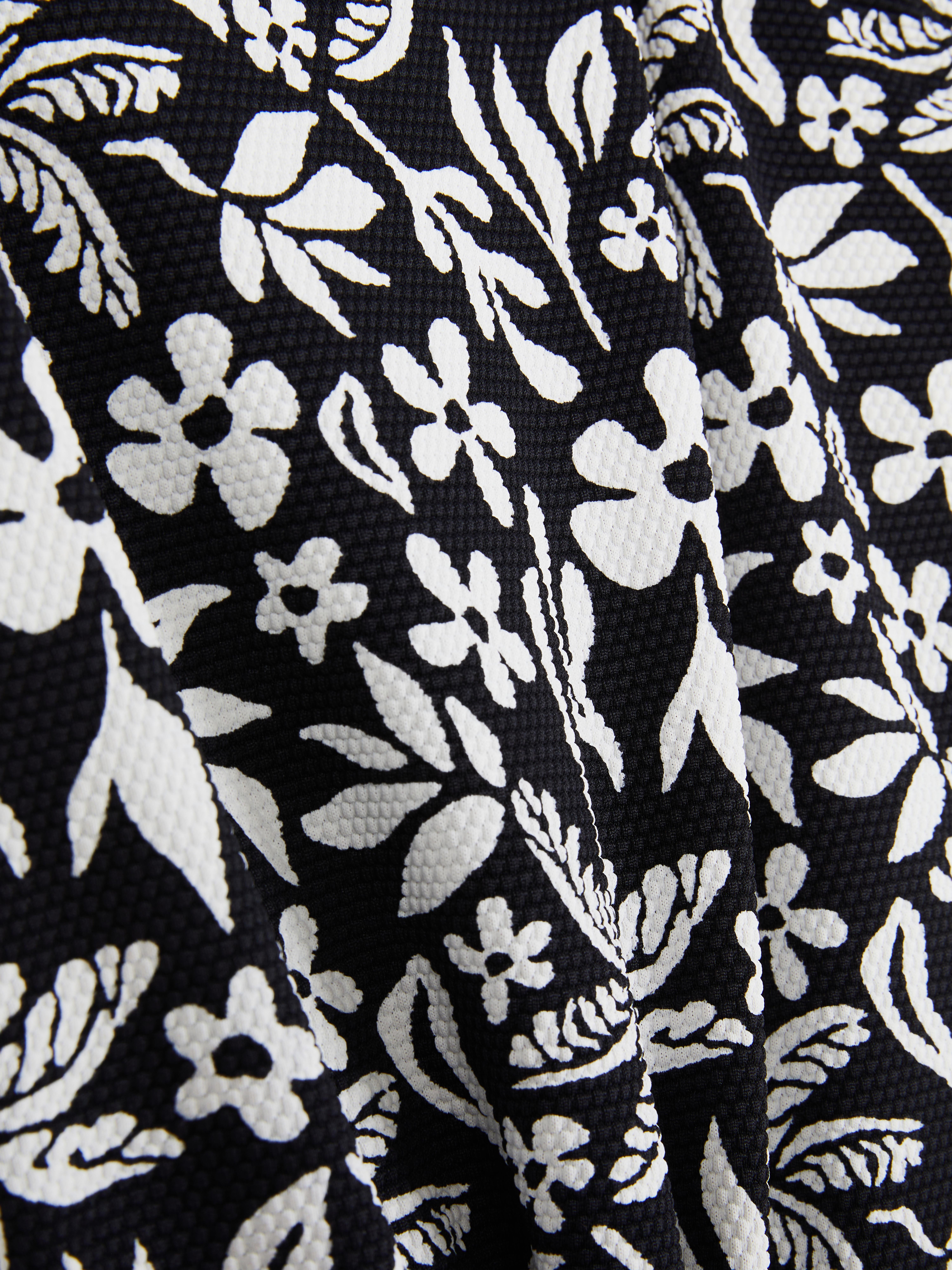 Asymmetric Floral Swimsuit