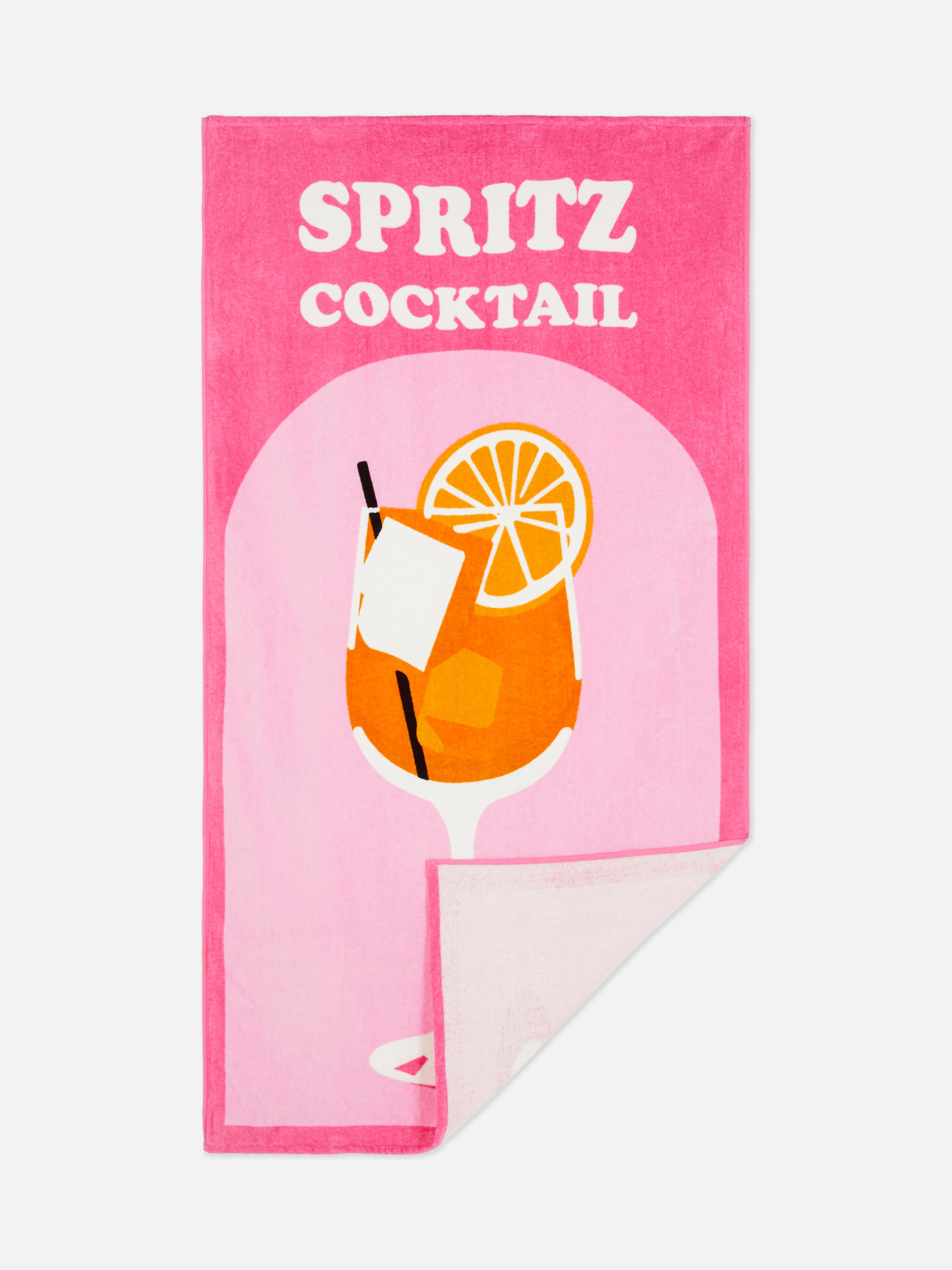 Serviette de plage à motif
