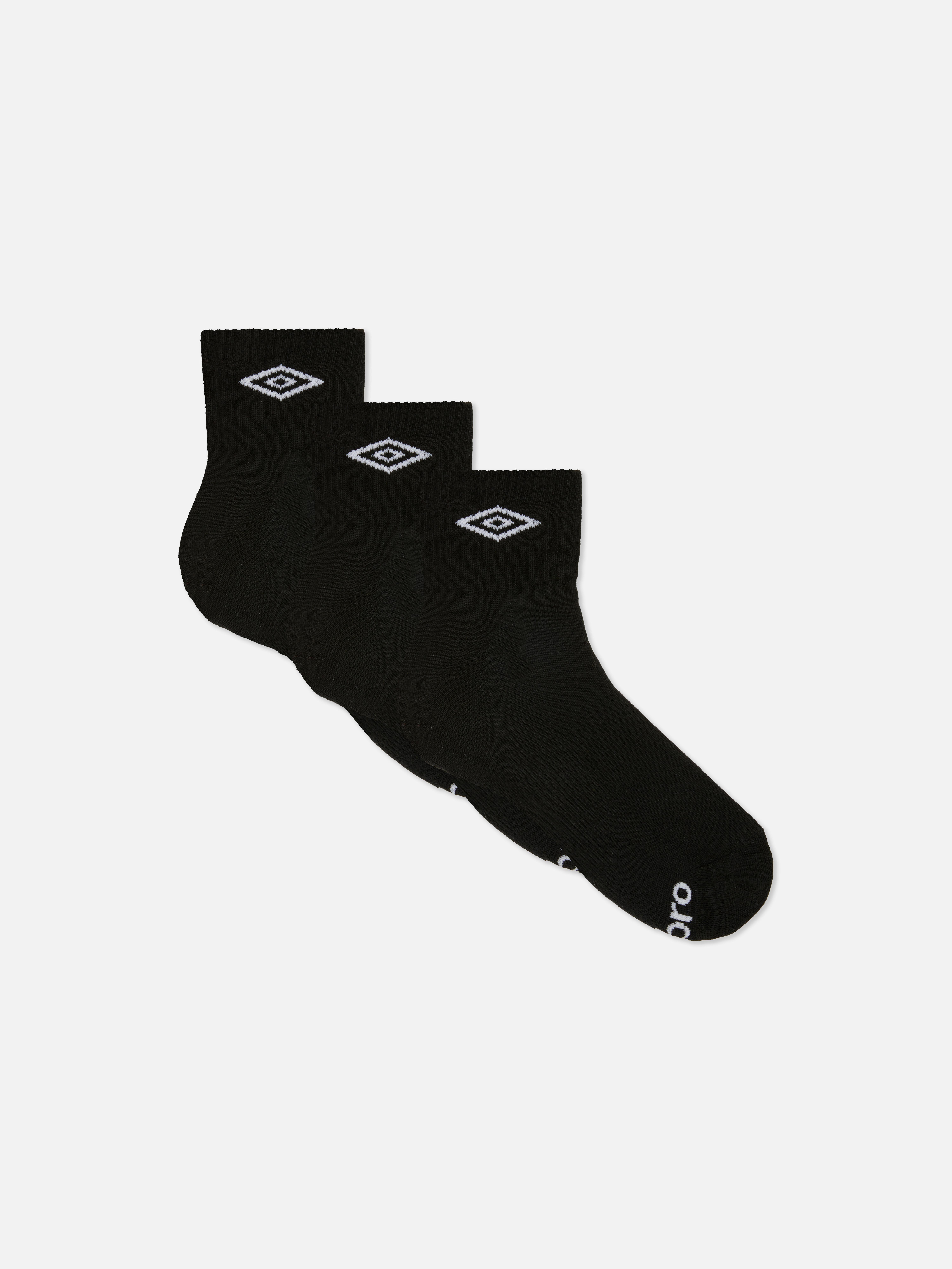 Pack de 3 pares de calcetines deportivos de Umbro