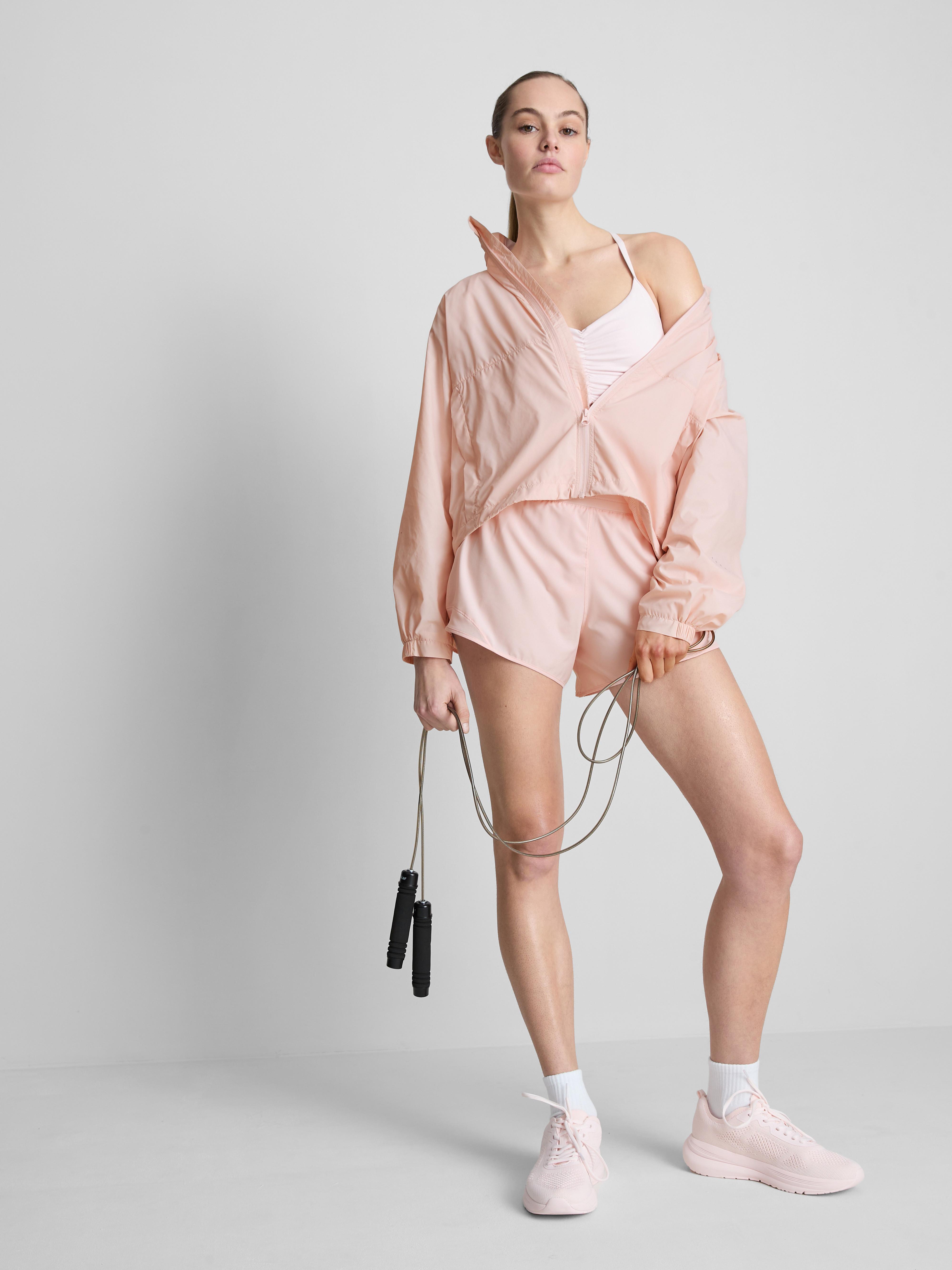 Women's Pink Lightweight Running Jacket