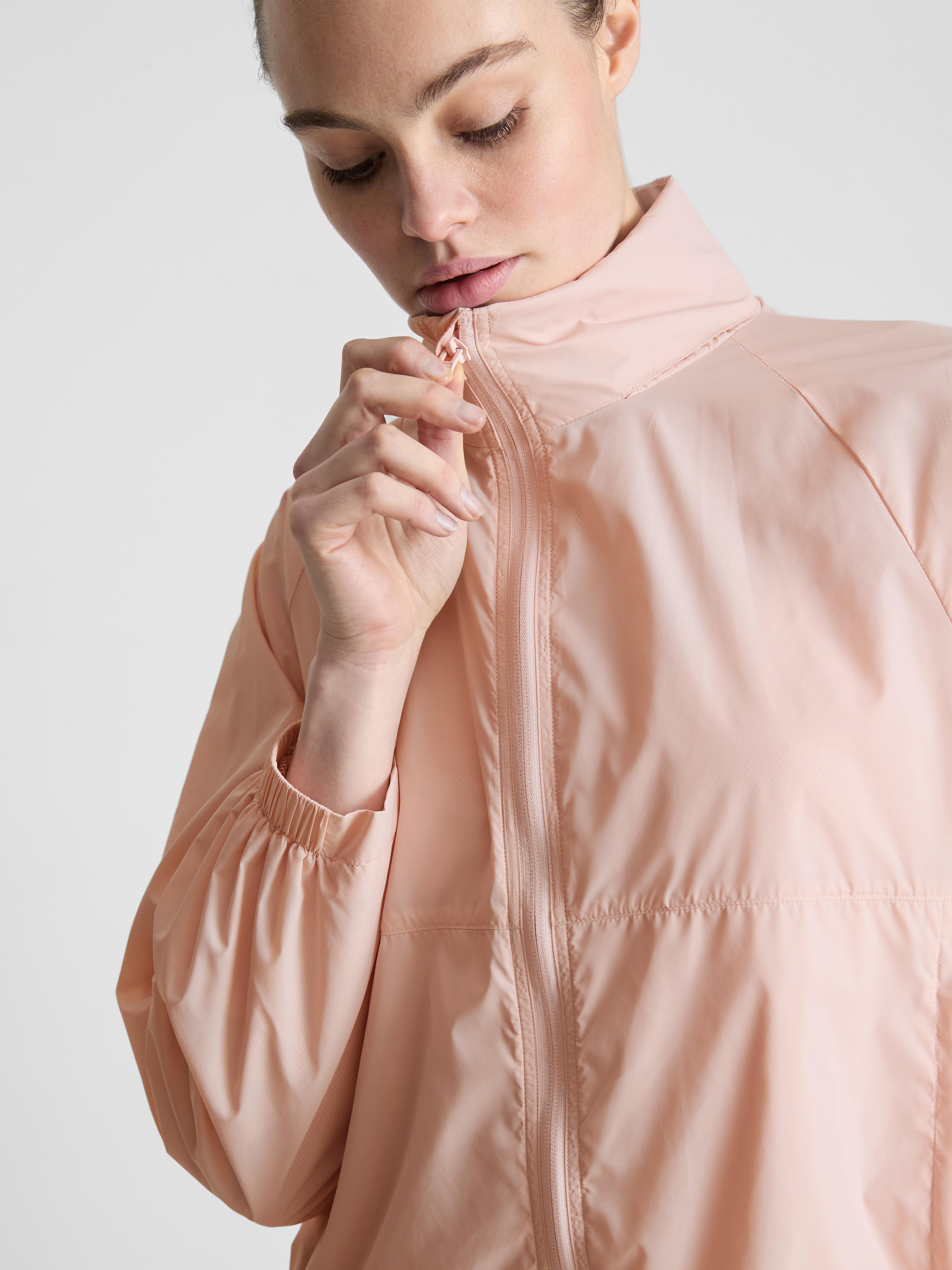 Women's Pink Lightweight Running Jacket