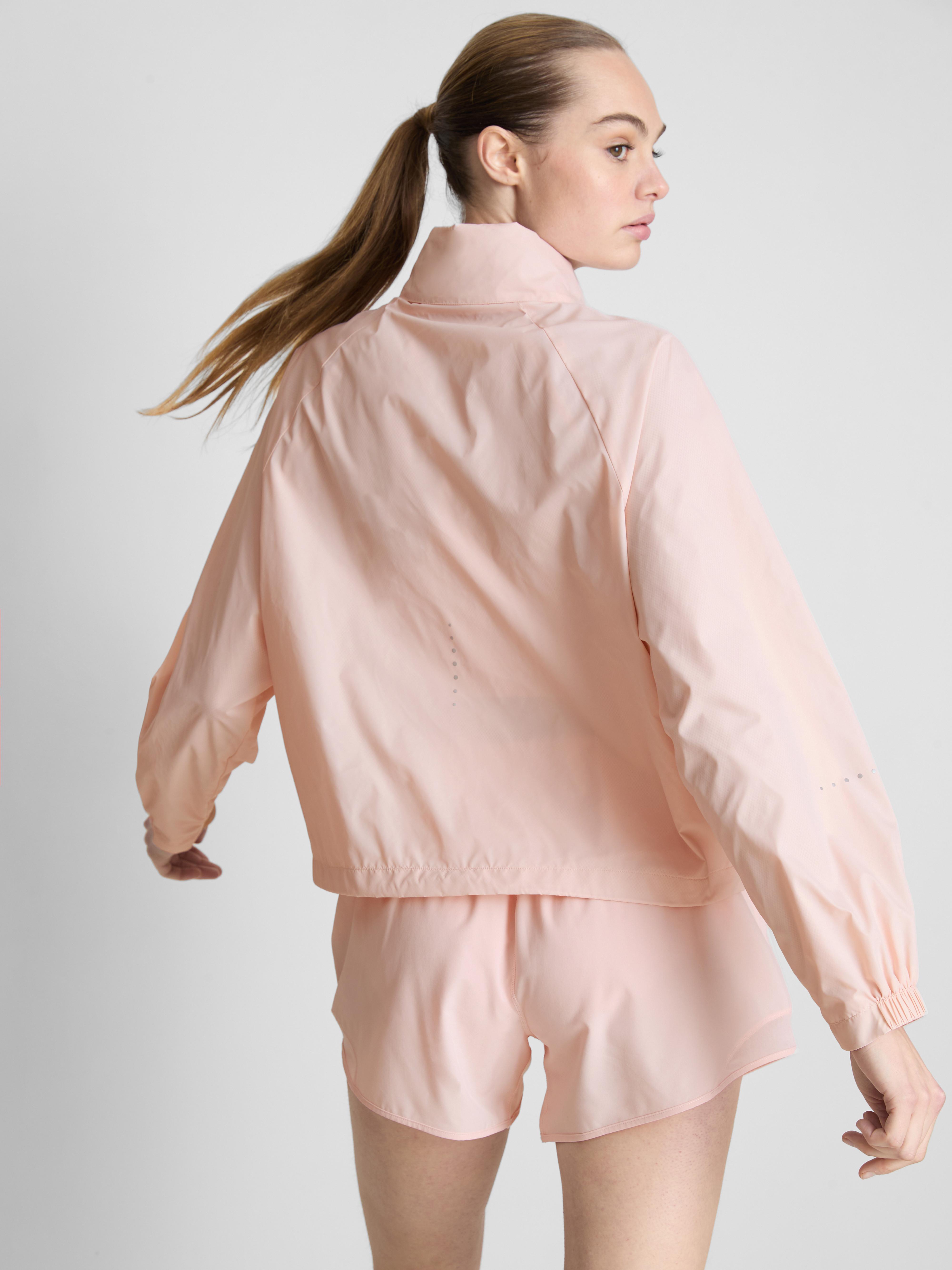Women's Pink Lightweight Running Jacket