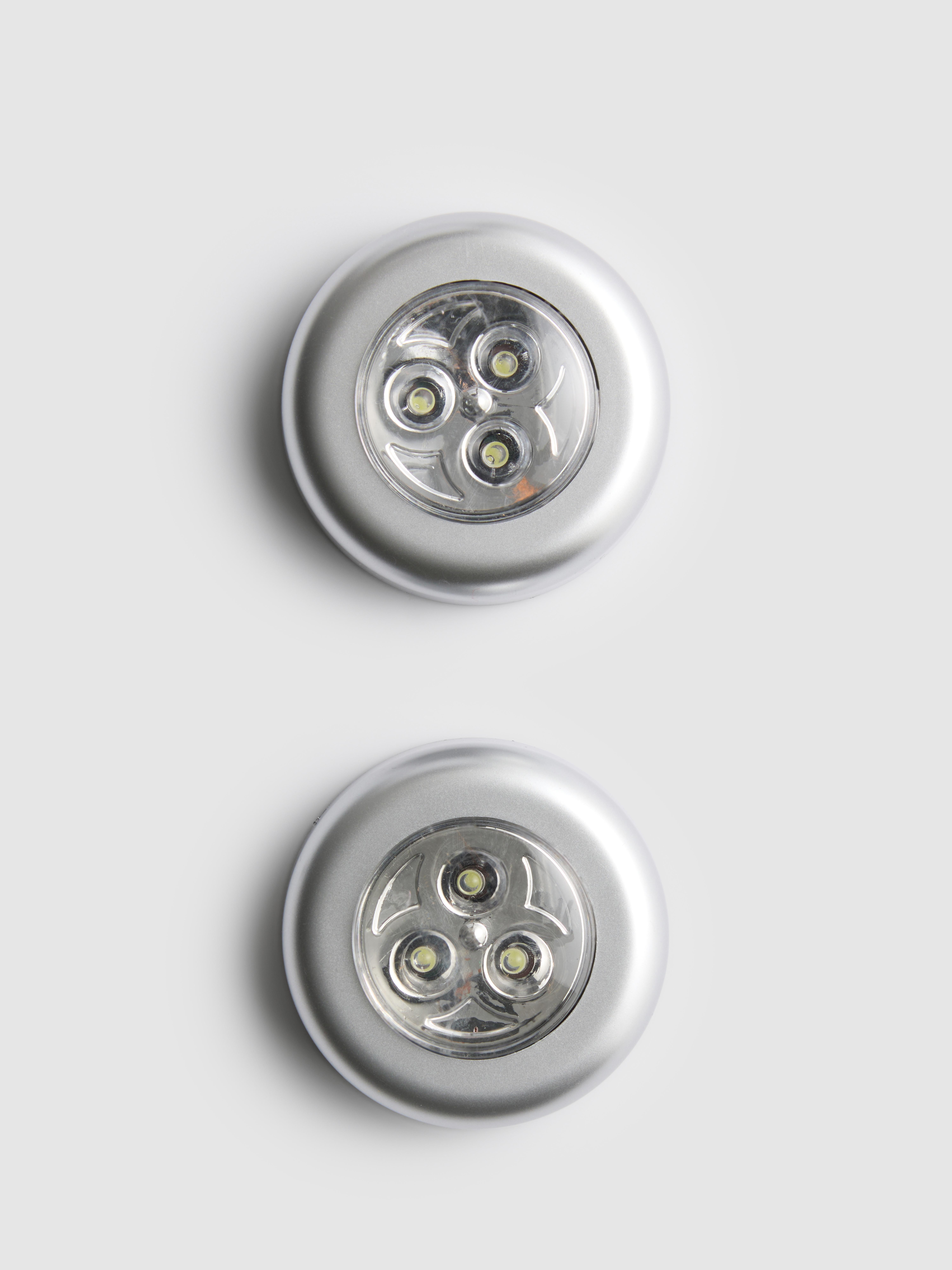 Touch-ledlampjes, set van 2