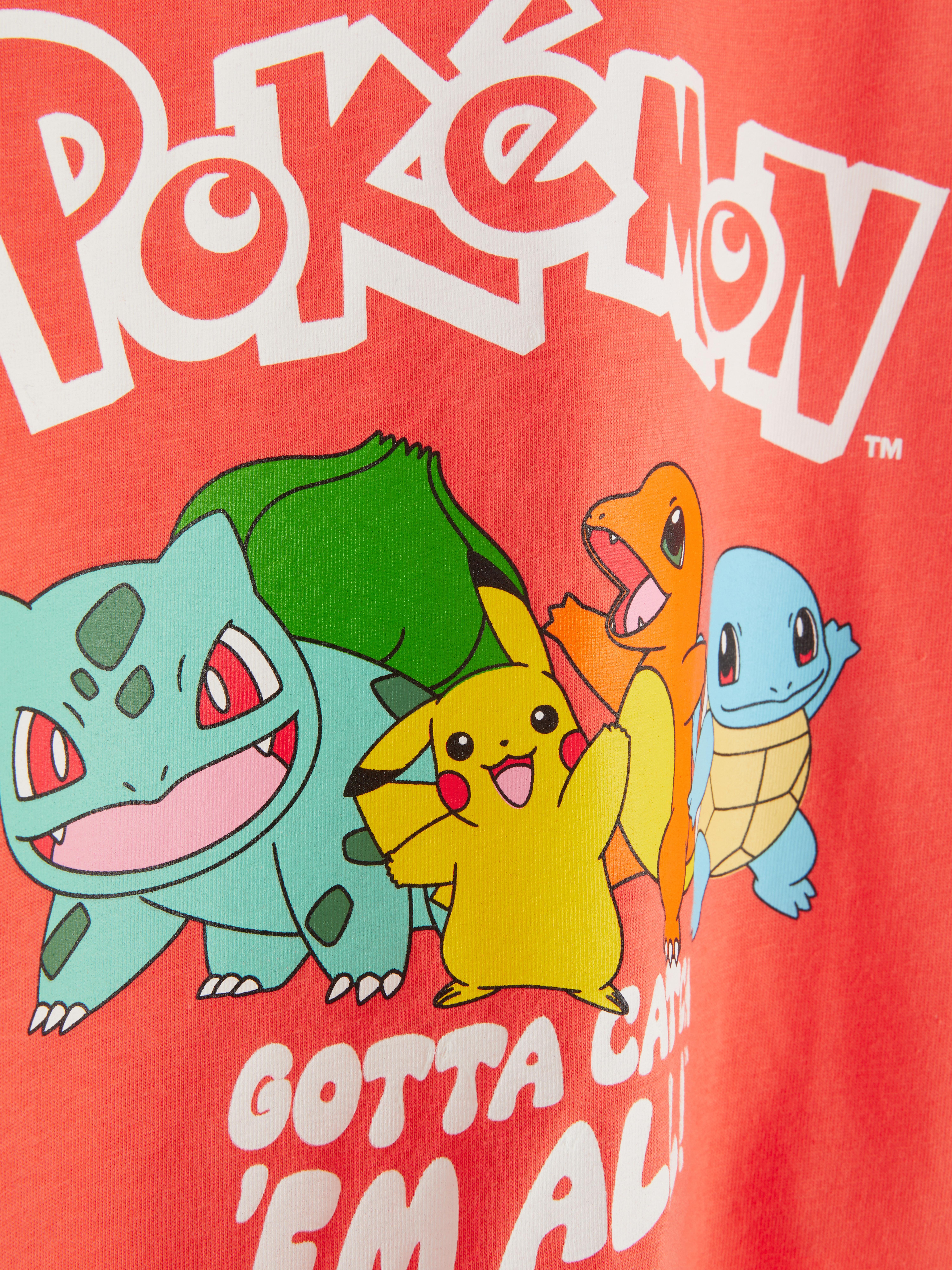T-shirt Pokémon Kanto Starter