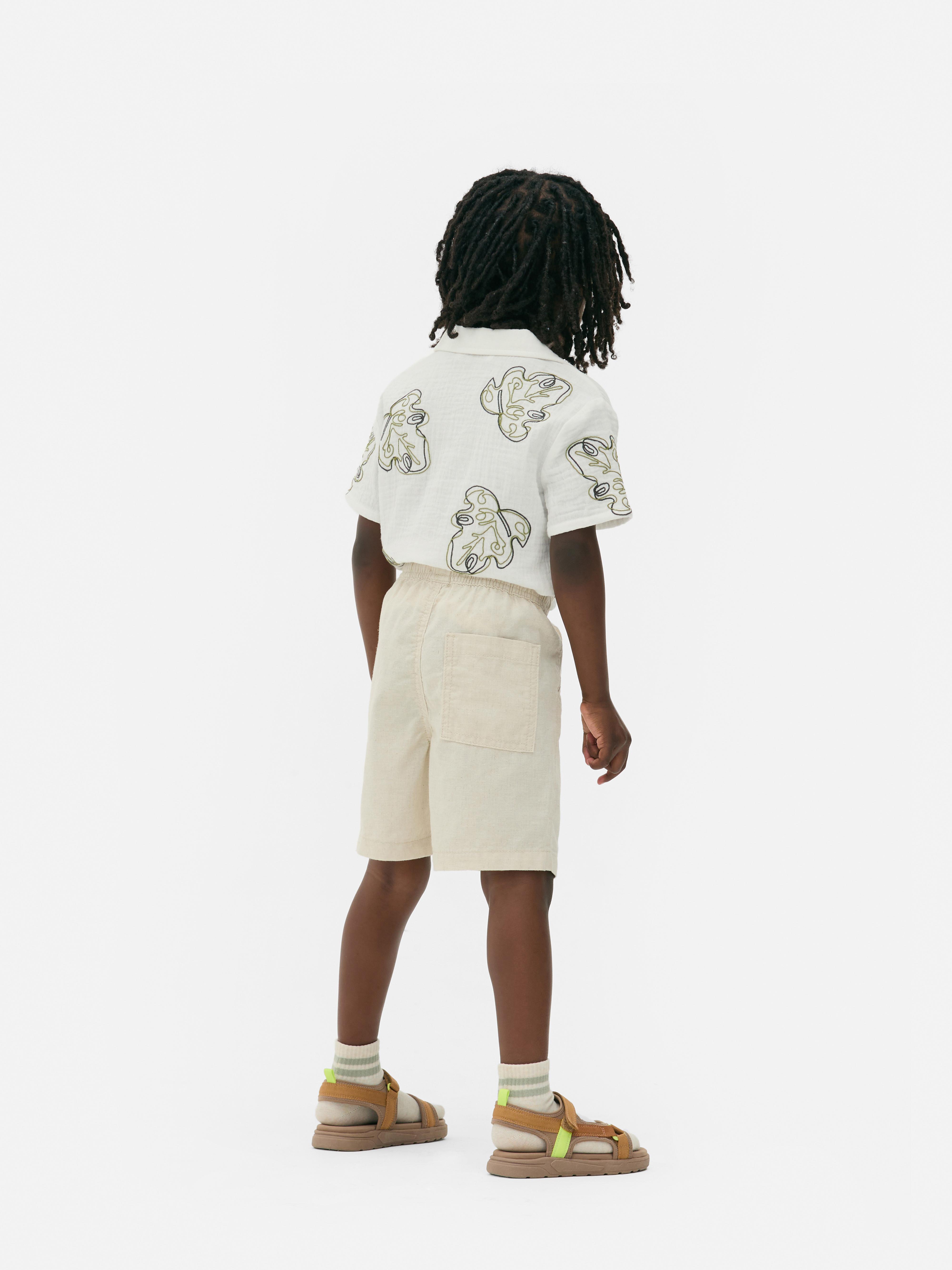 Boys Ivory Drawstring Chino Shorts | Primark
