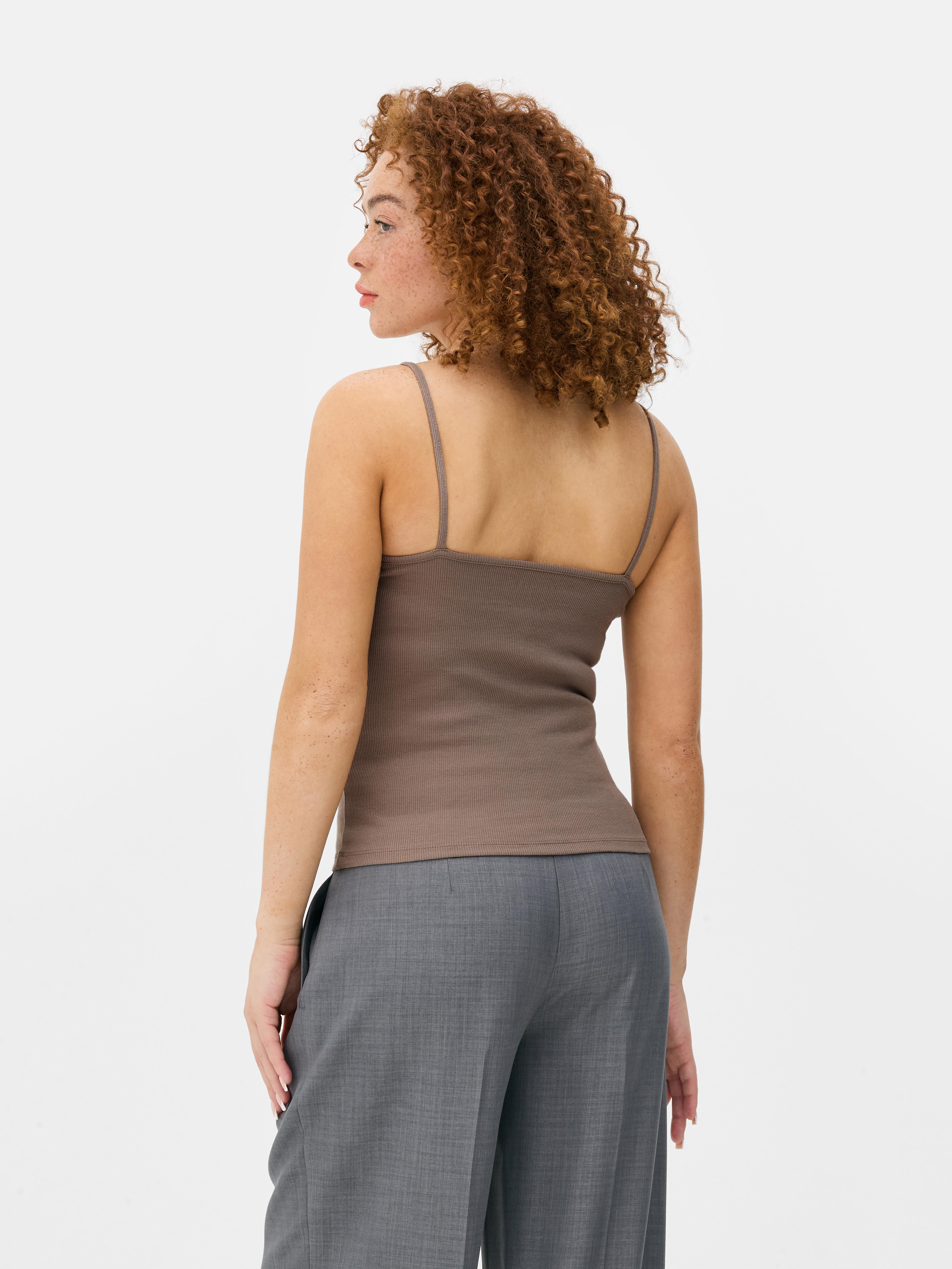 Ribbed Lace Cami