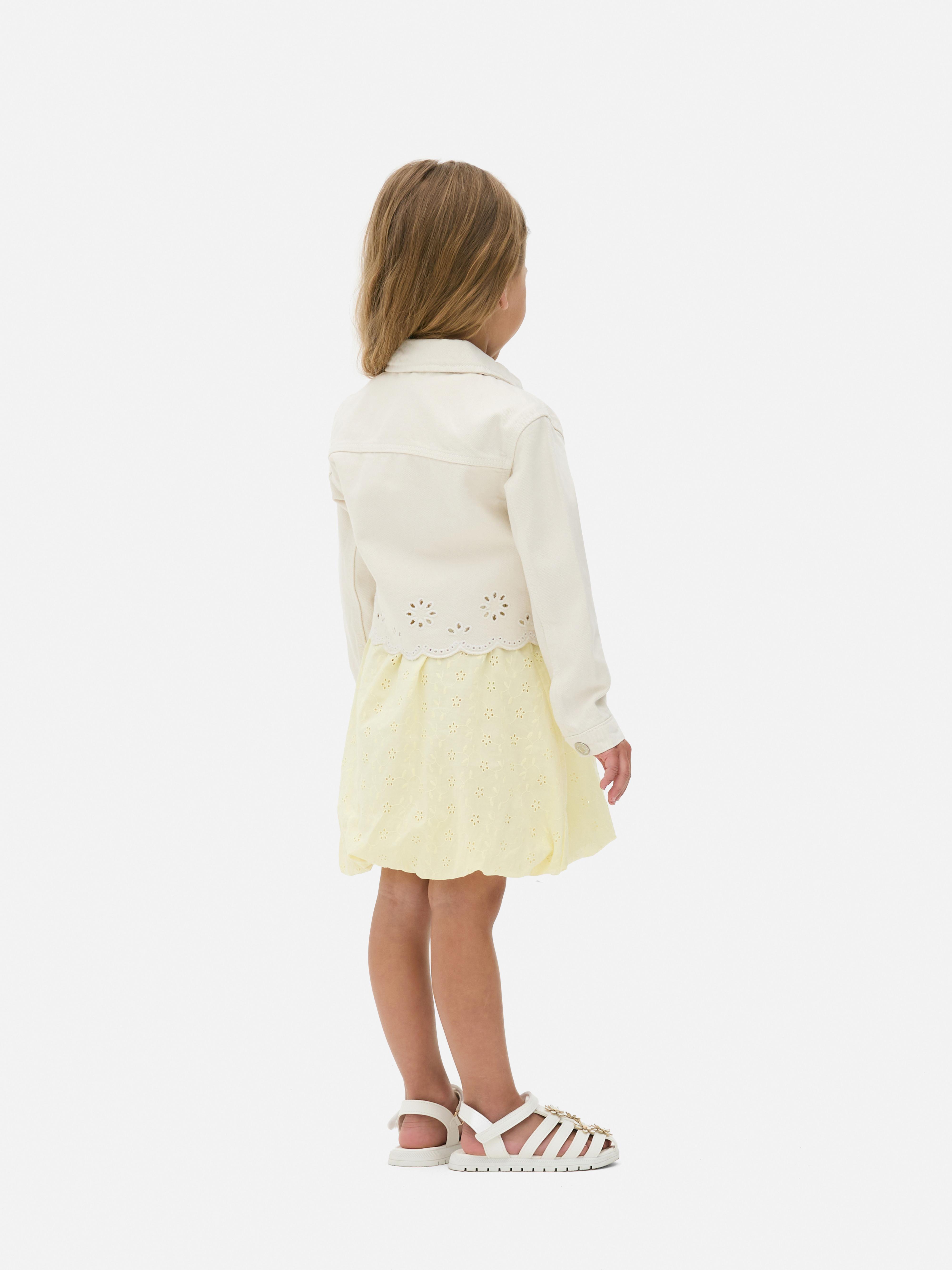 Eyelet Detail Denim Jacket