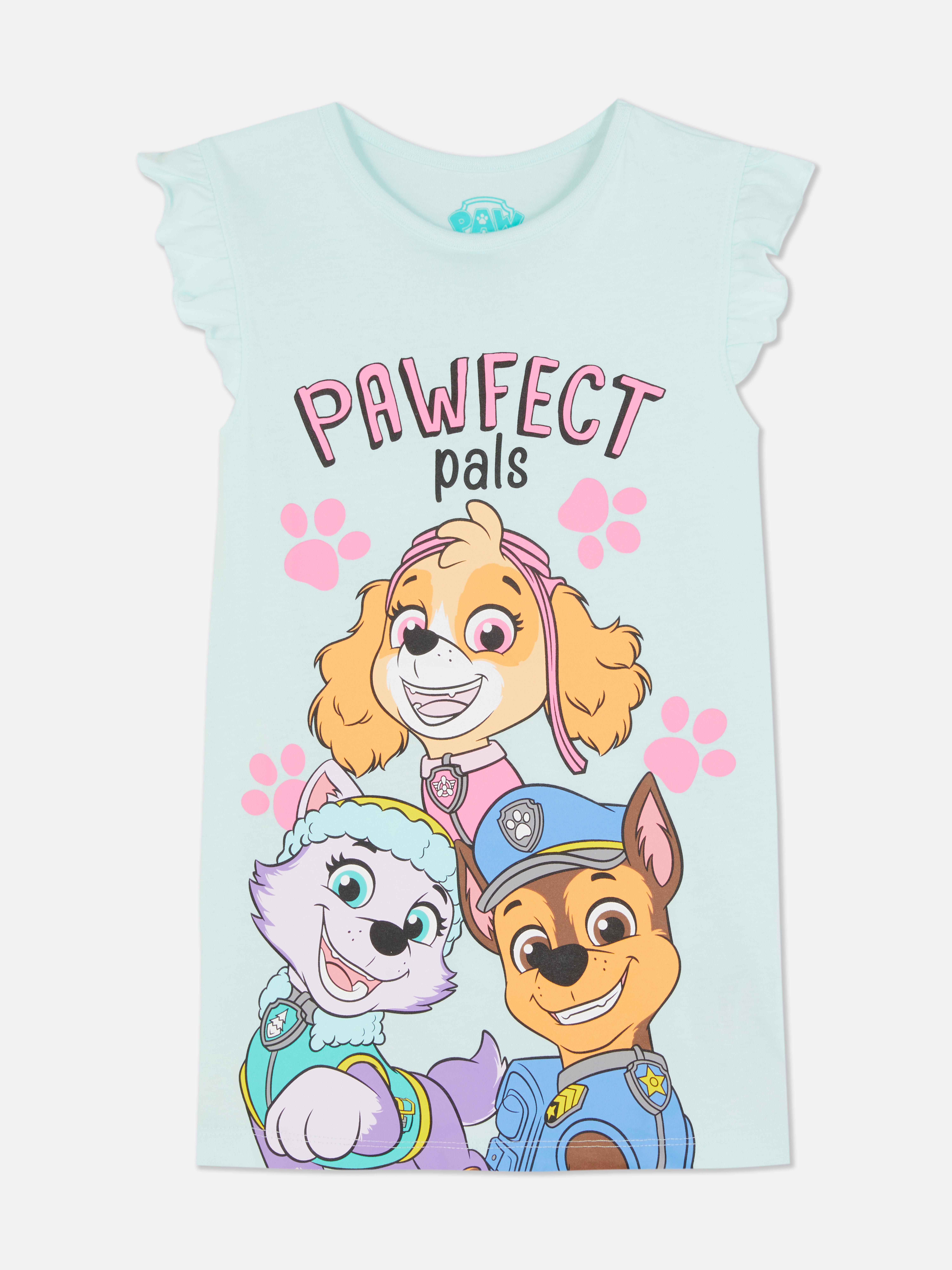 Maglietta da notte con volant Paw Patrol