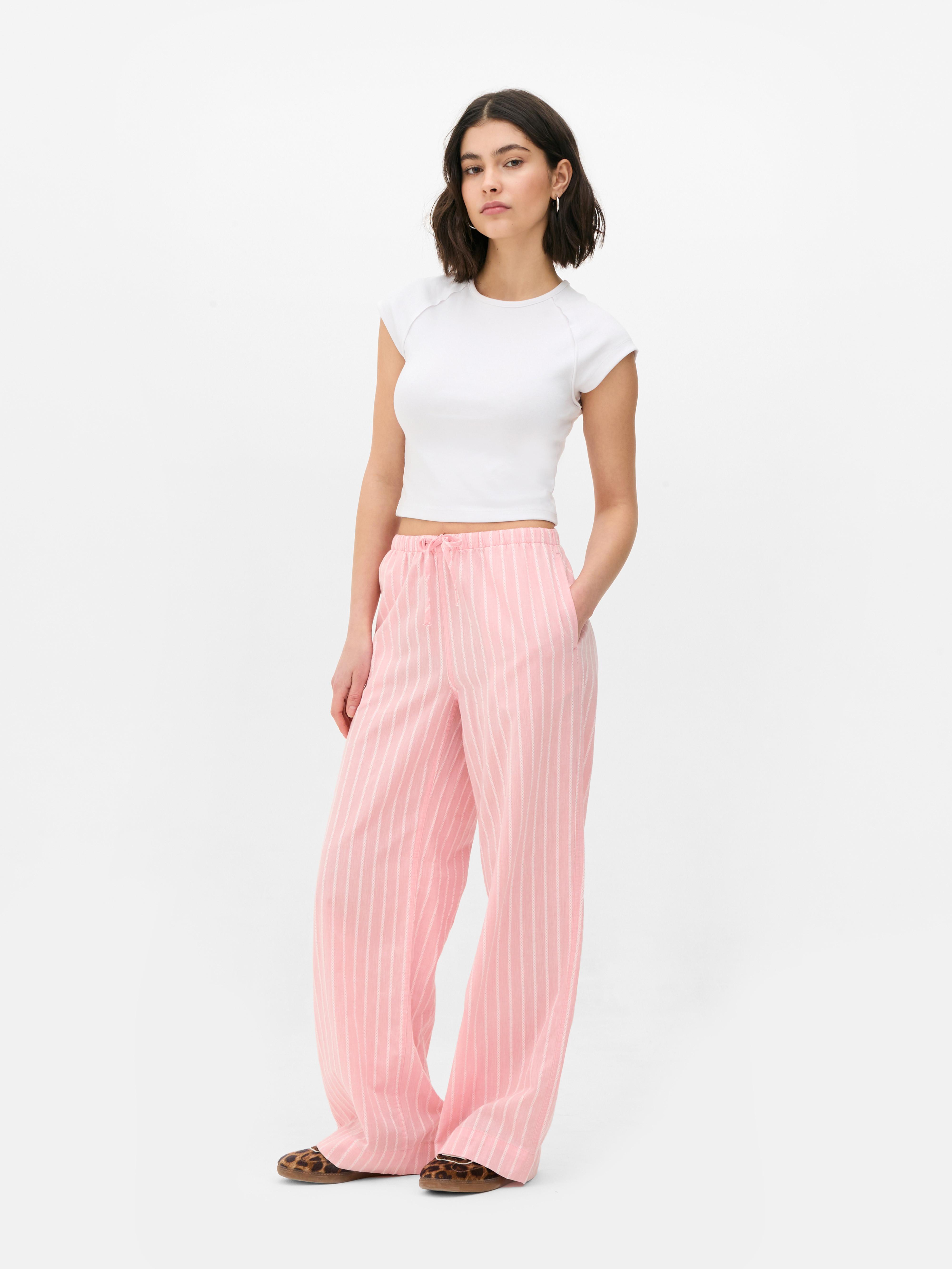 Wide Leg Drawstring Pants