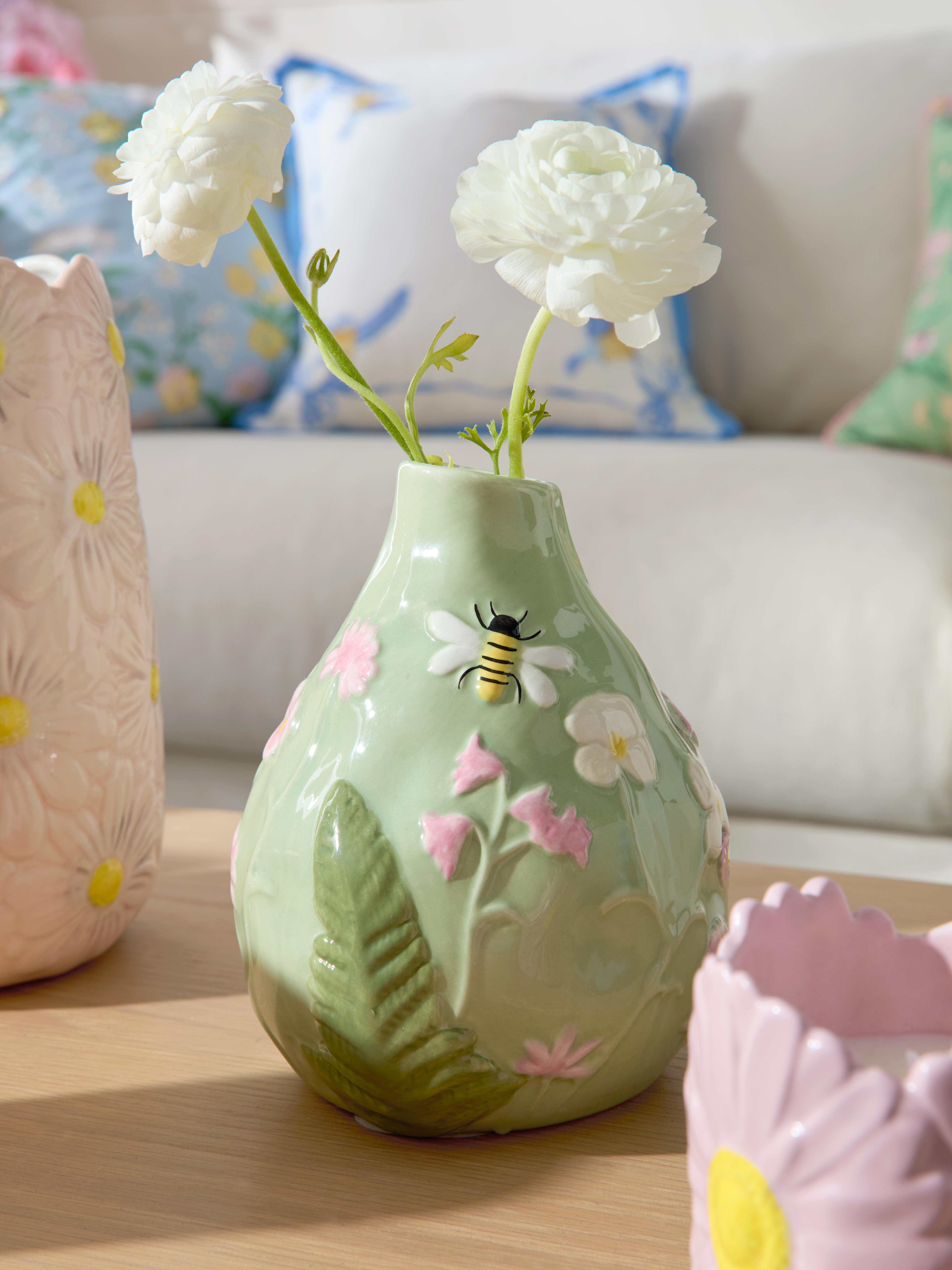 Vaso ornamentale con api