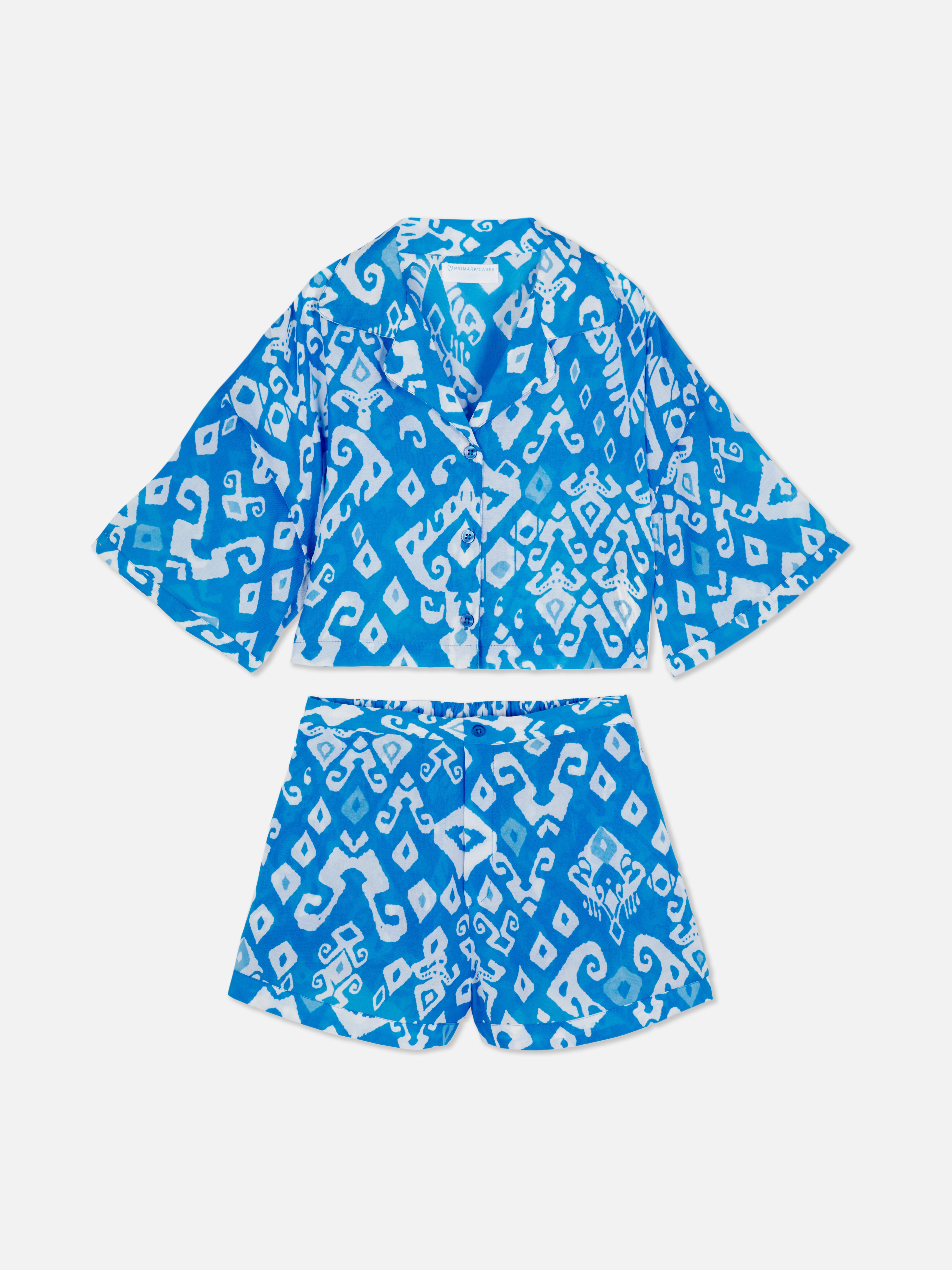 Printed Shorts Set