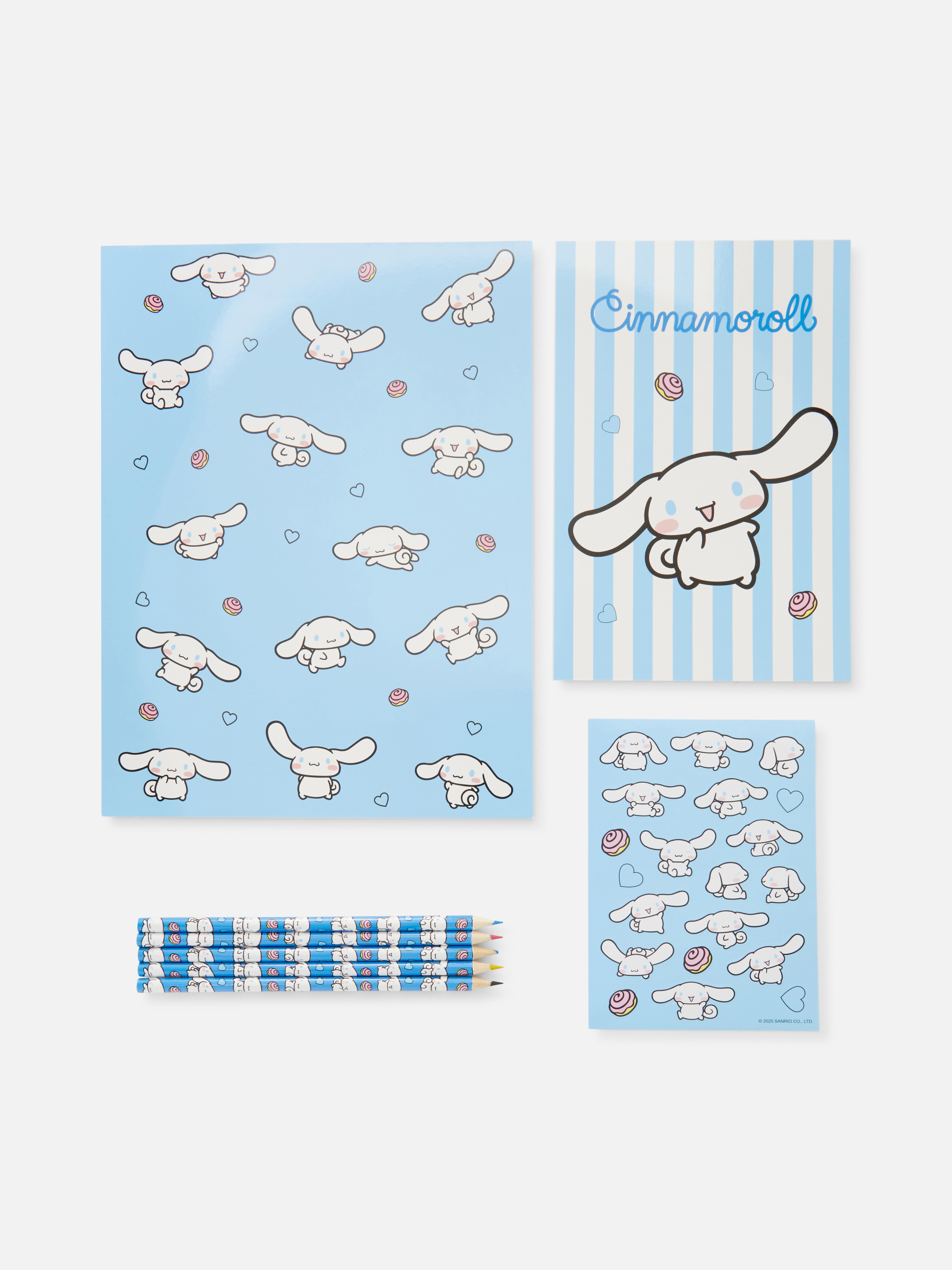 Hello Kitty Cinnamoroll Stationery Set