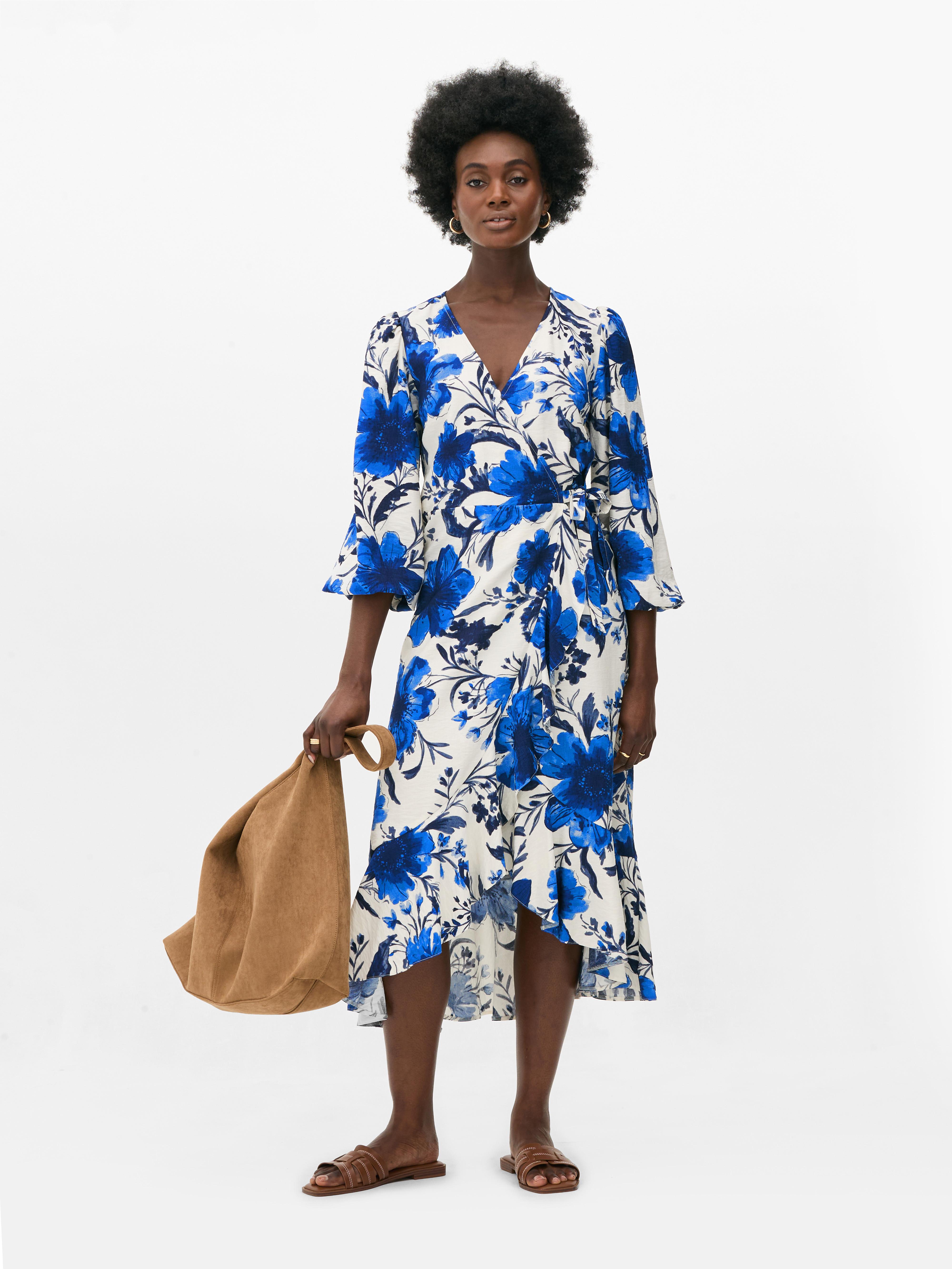 Wrap Midi Dress