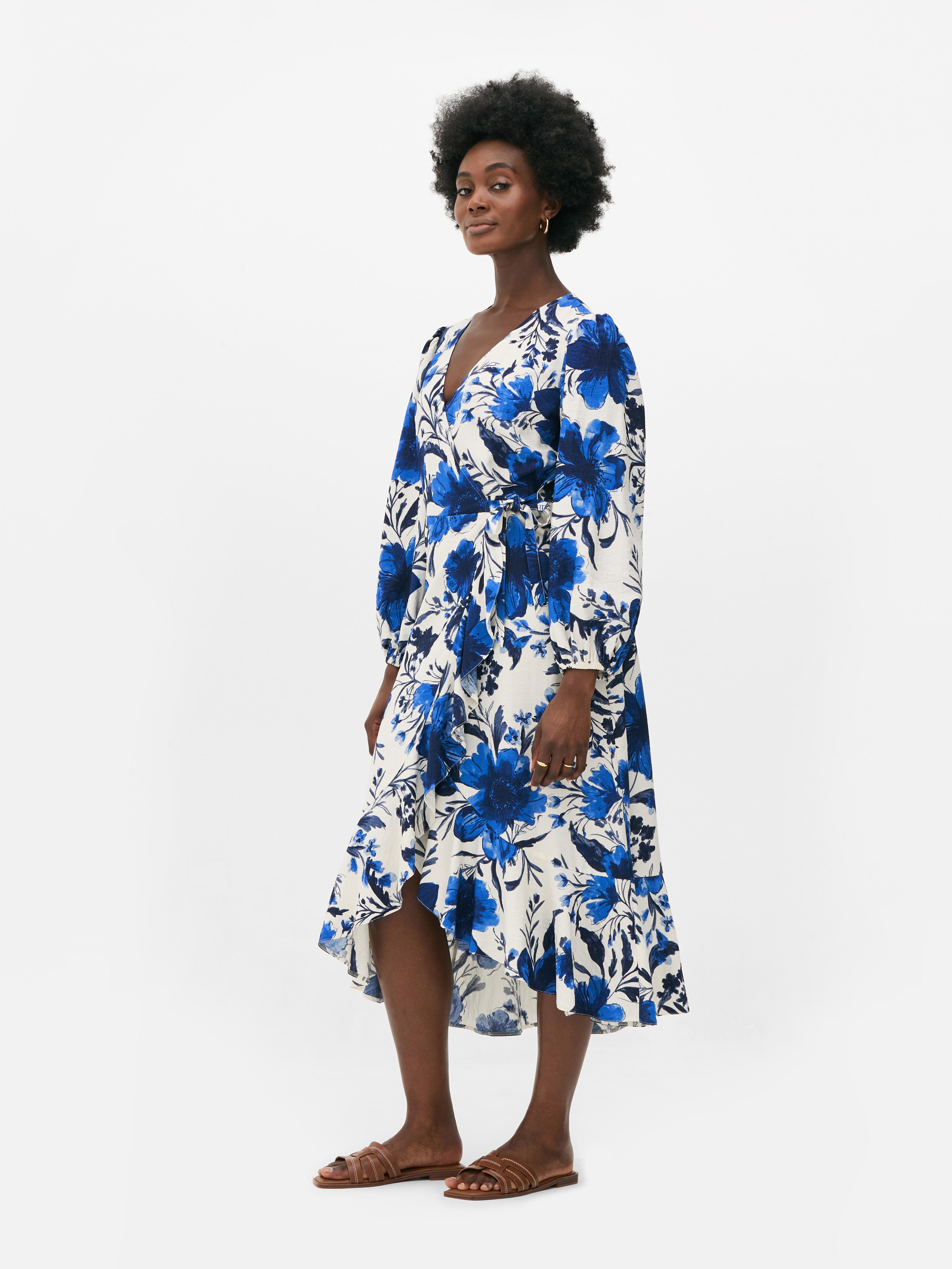 Wrap Midi Dress