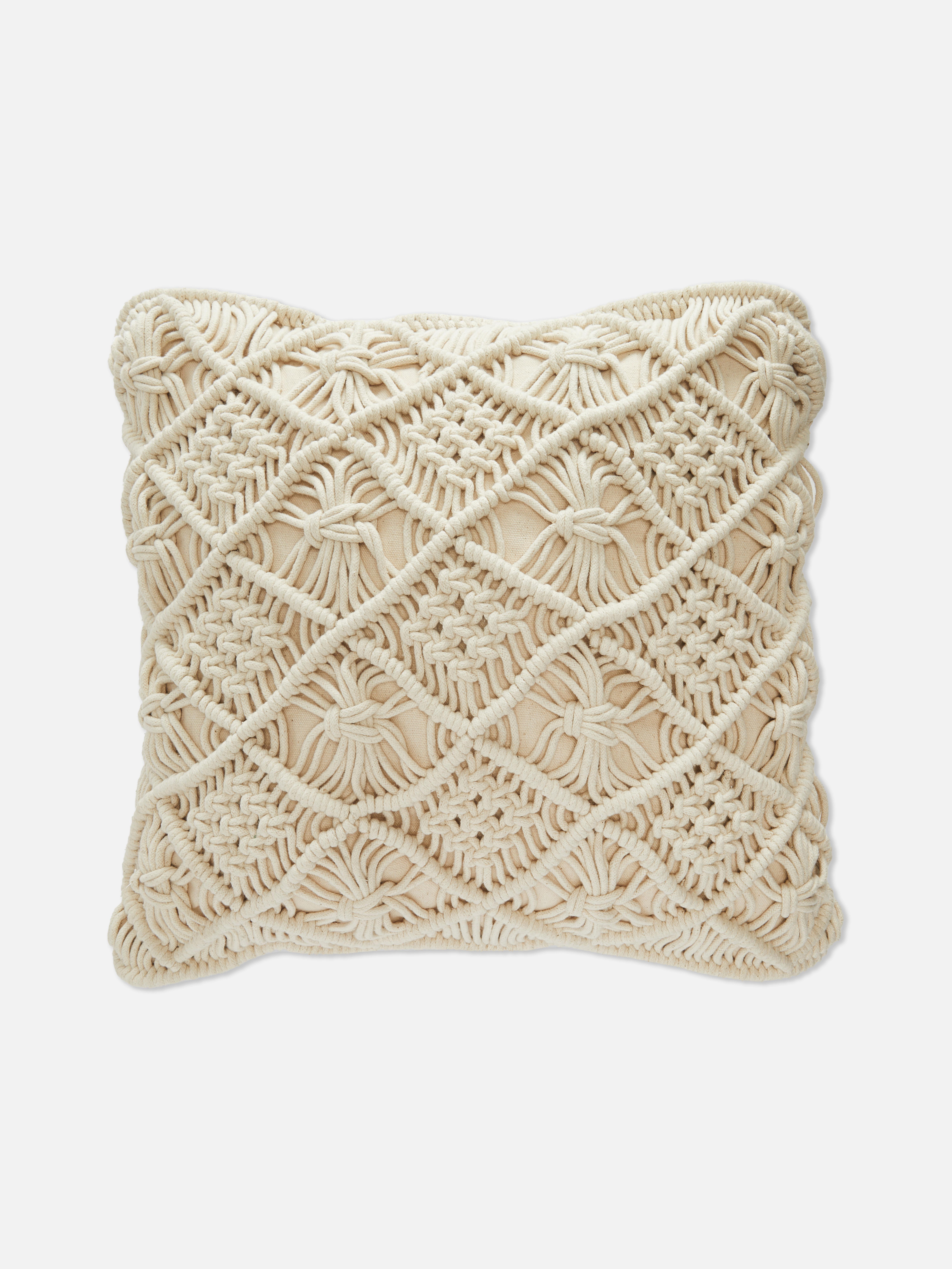 Macrame Square Cushion