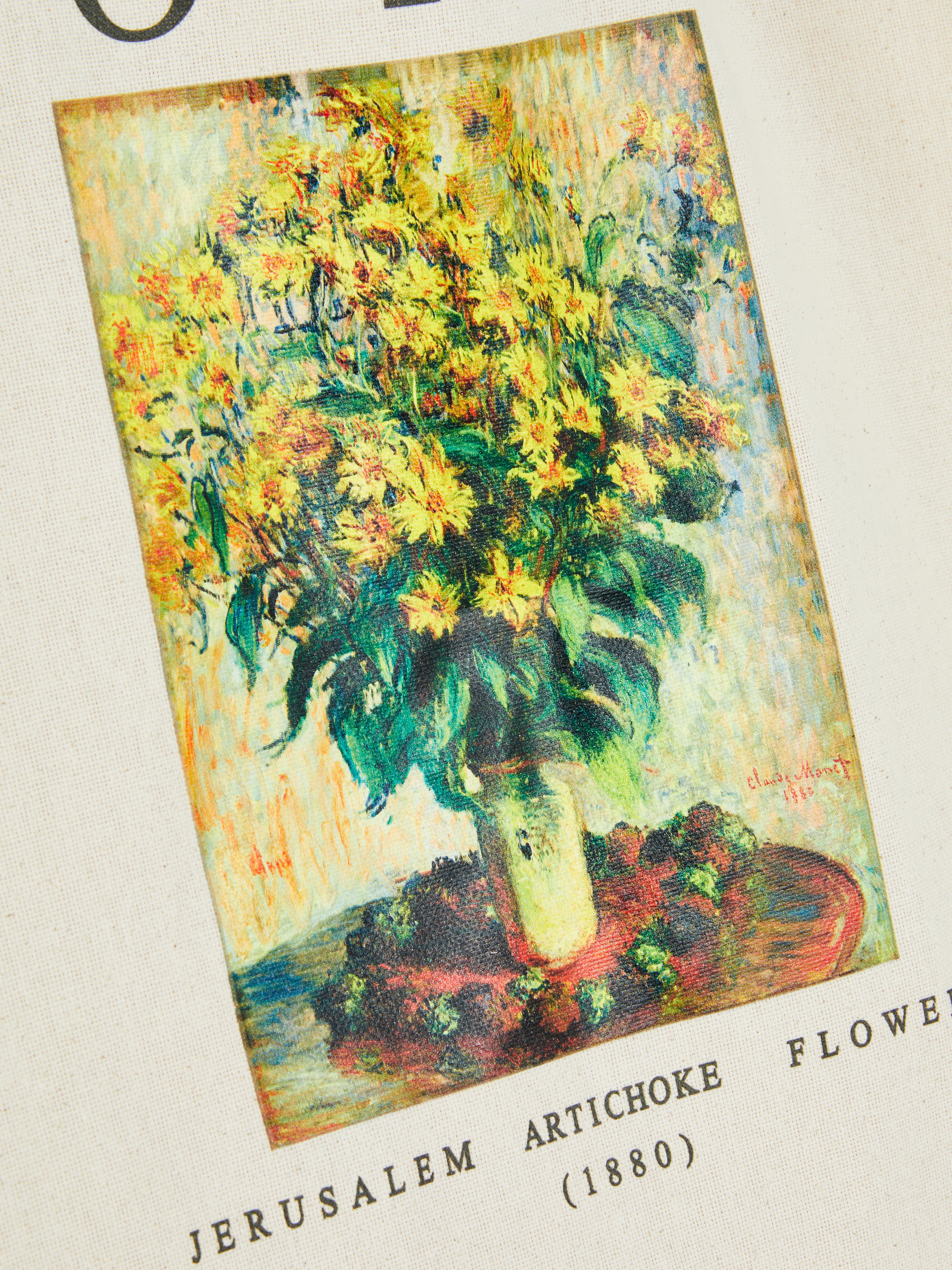 „Monet“ Canvas-Tragetasche