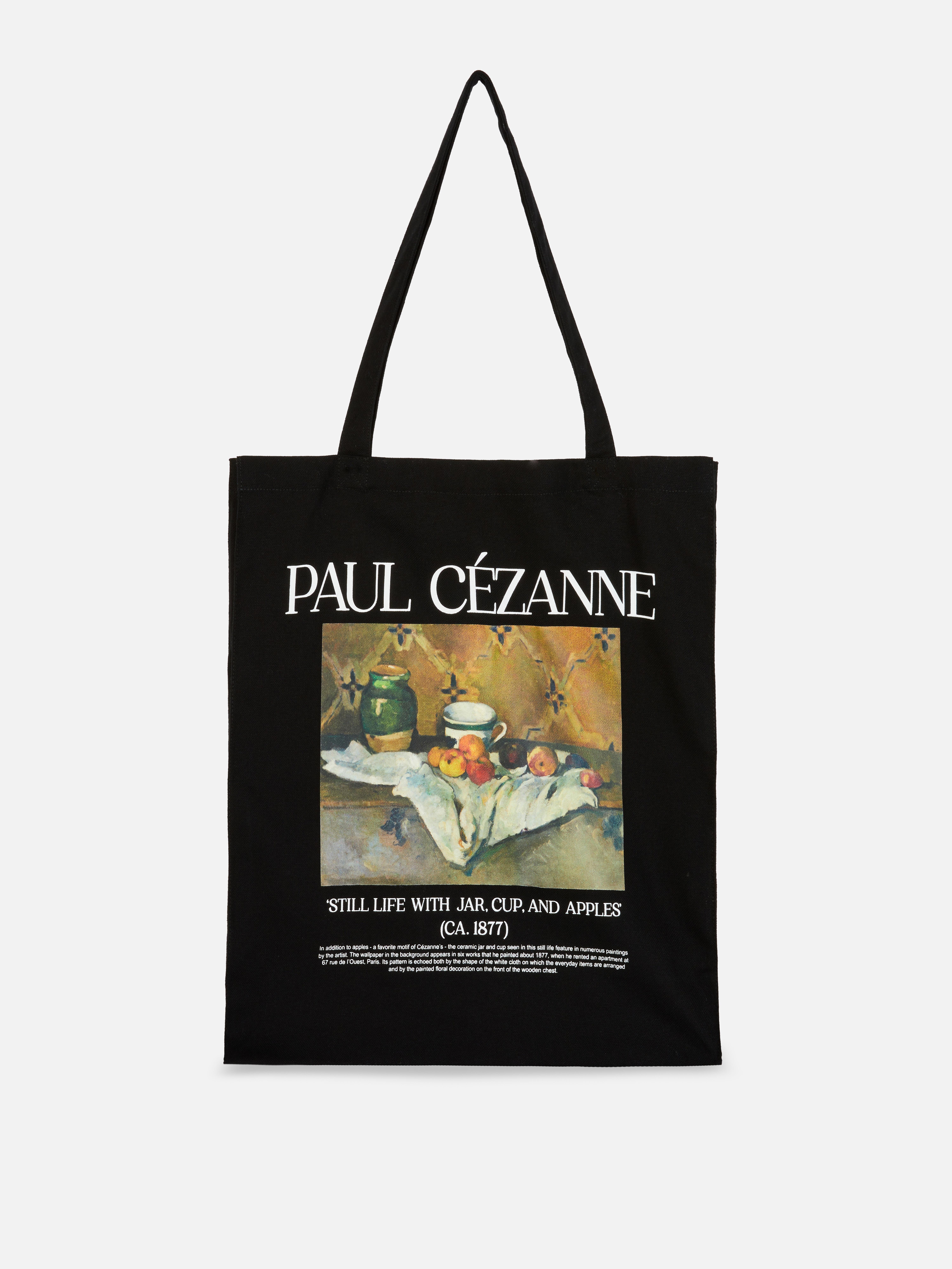 Bolso tote de lona con diseño de Paul Cézanne